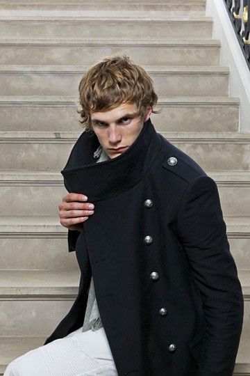 Balmain Balmain Homme SS12 Military Peacoat Decarnin Size US M / EU 48-50 / 2 - 1 Thumbnail