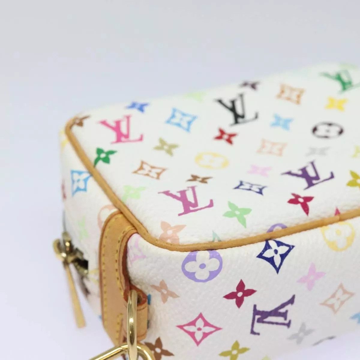 Louis Vuitton LOUIS VUITTON Monogram Multicolor Trousse Wapity Pouch White Size ONE SIZE - 12 Thumbnail