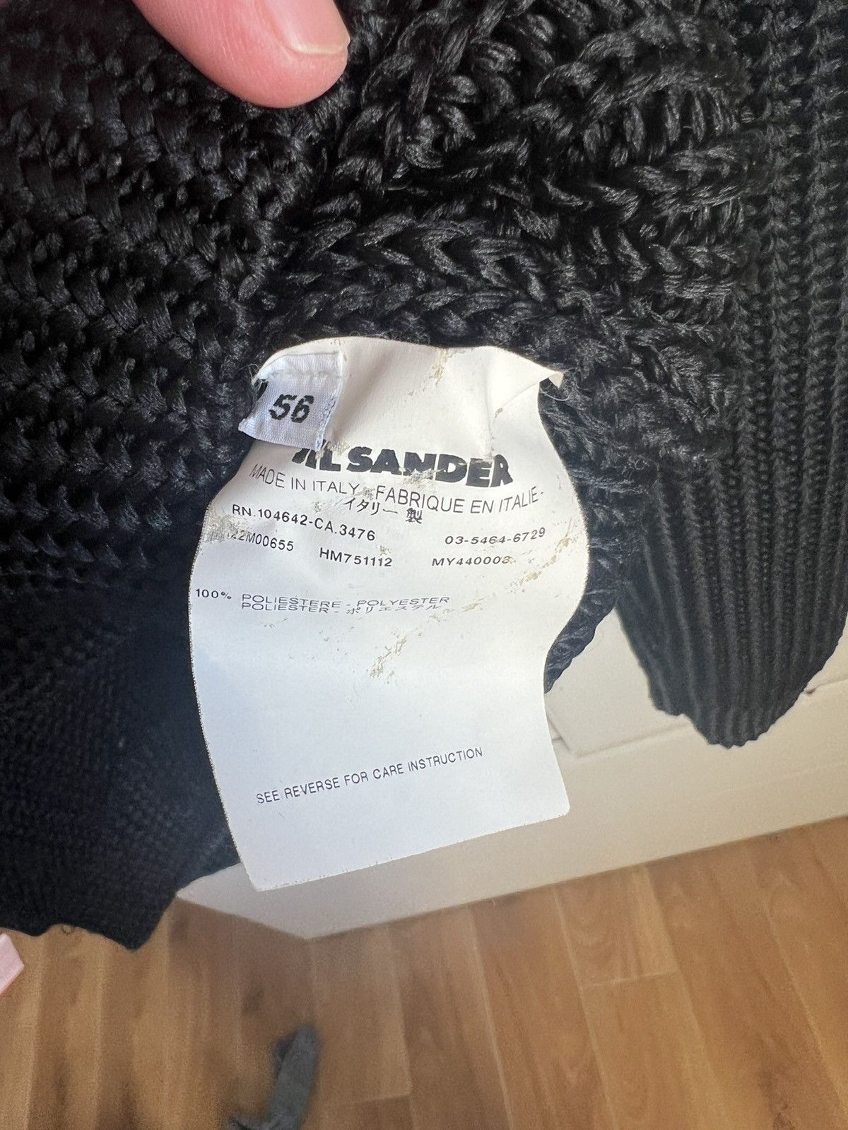 Jil Sander Jil Sander Anchor Knit Sweater Size US XL / EU 56 / 4 - 4 Thumbnail