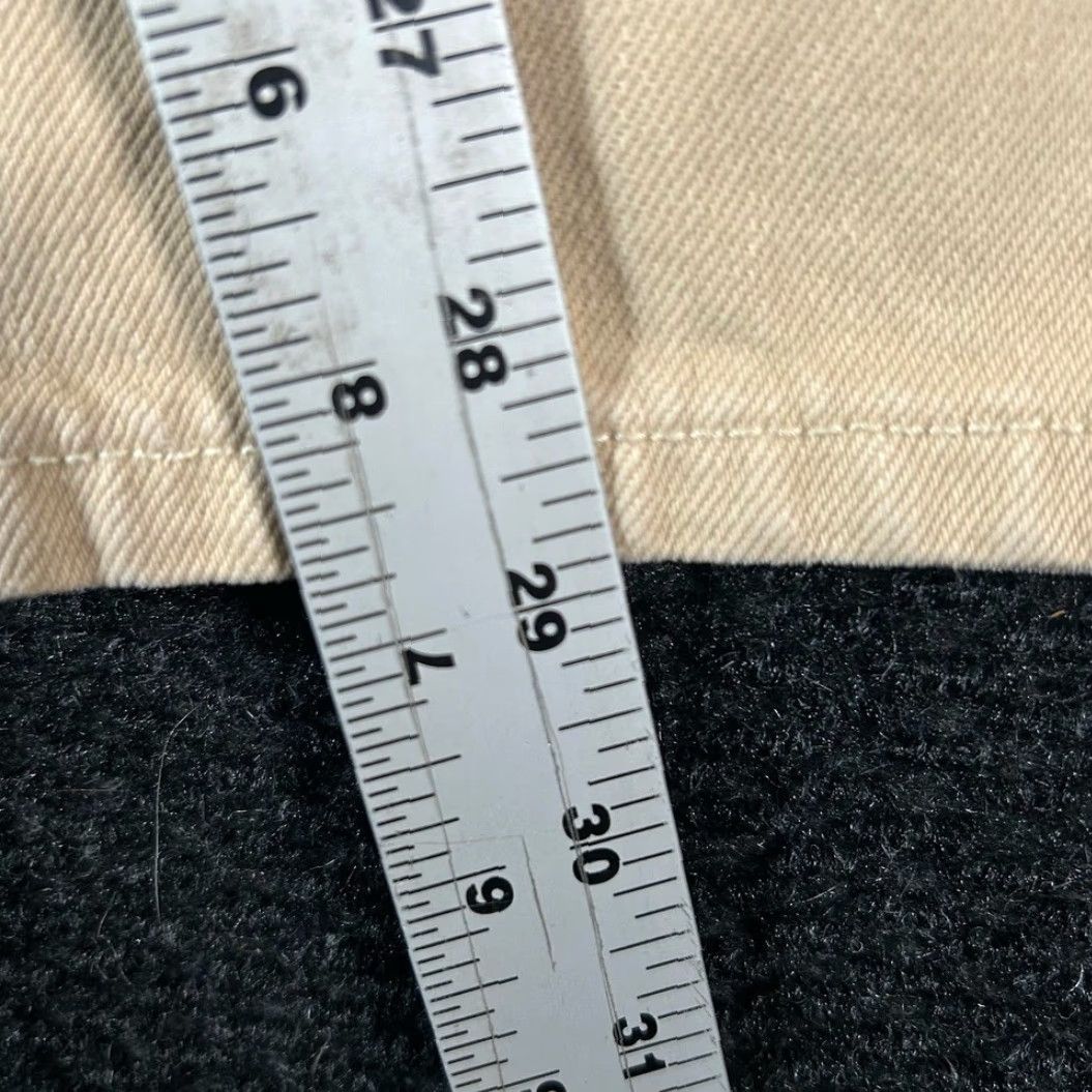 Uniqlo VINTAGE Uniqlo U Womens Wide Fit Curved Barrel Jeans Tan Beige Cotton Hemp Size 10 33in Size 32" / US 10 / IT 46 - 6 Thumbnail