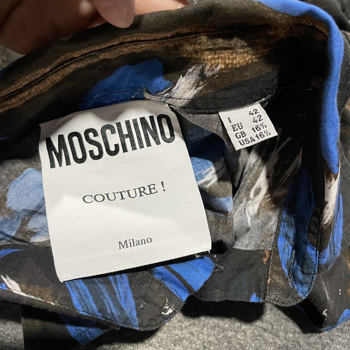 Moschino moschino couture abstract print Size US L / EU 52-54 / 3 - 3 Thumbnail