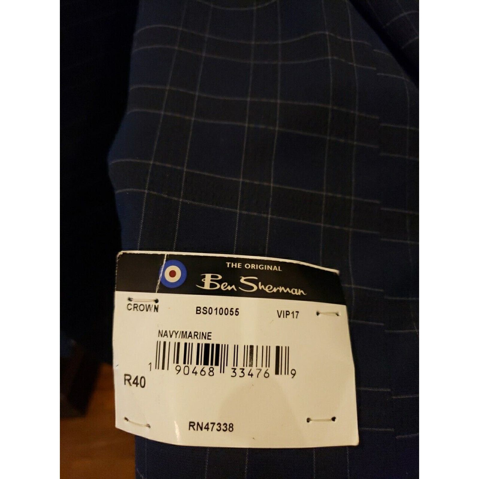 Ben Sherman NEW Ben Sherman Men's Blue Blazer Sportcoat Jacket Size 40R Size 40R - 3 Thumbnail