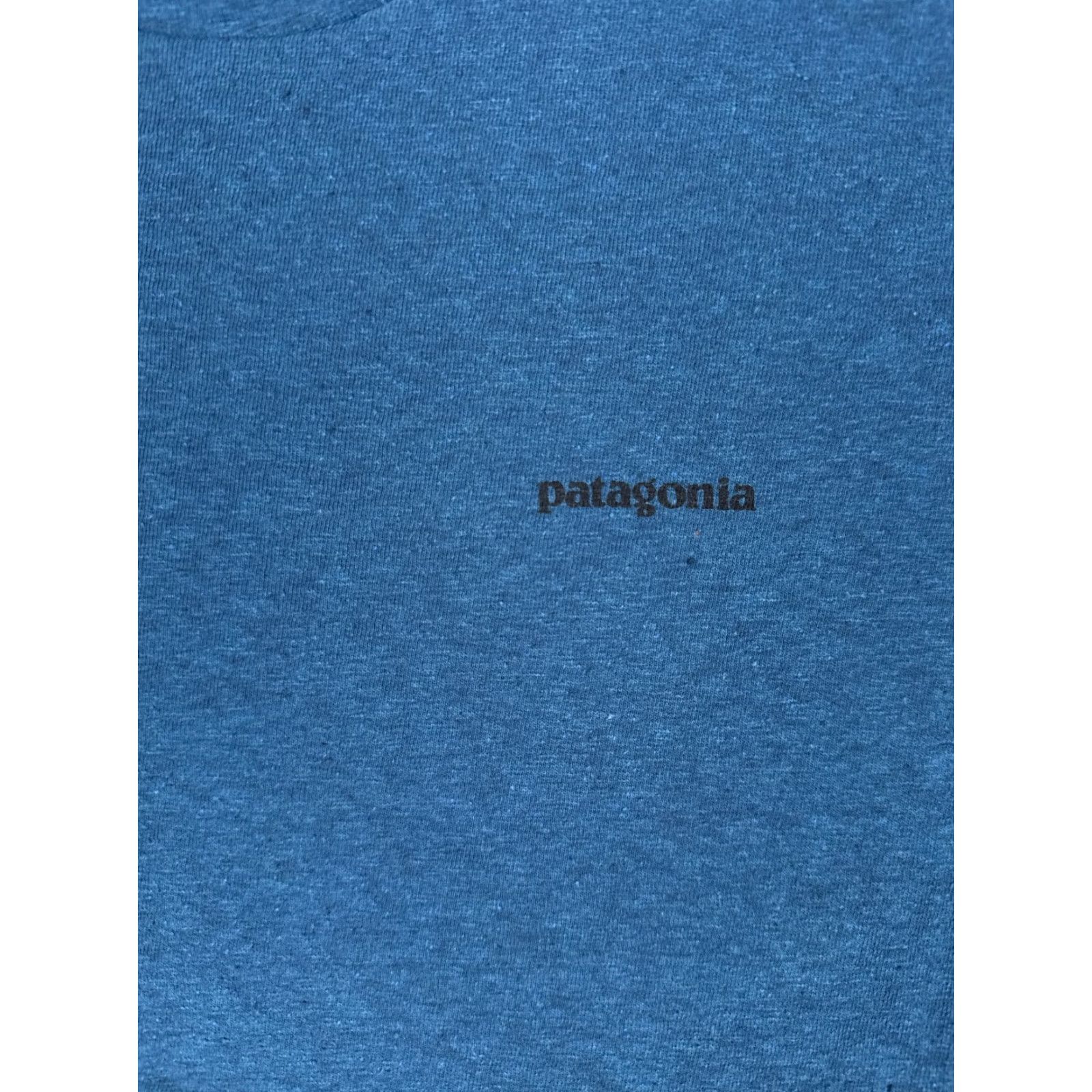 Patagonia Patagonia Shirt Men Adult Small Blue Short Sleeve Crew Cotton Polyester Blend Distressed Logo T-Shirt Outdoor All Seasons Breathing Size US S / EU 44-46 / 1 - 6 Thumbnail