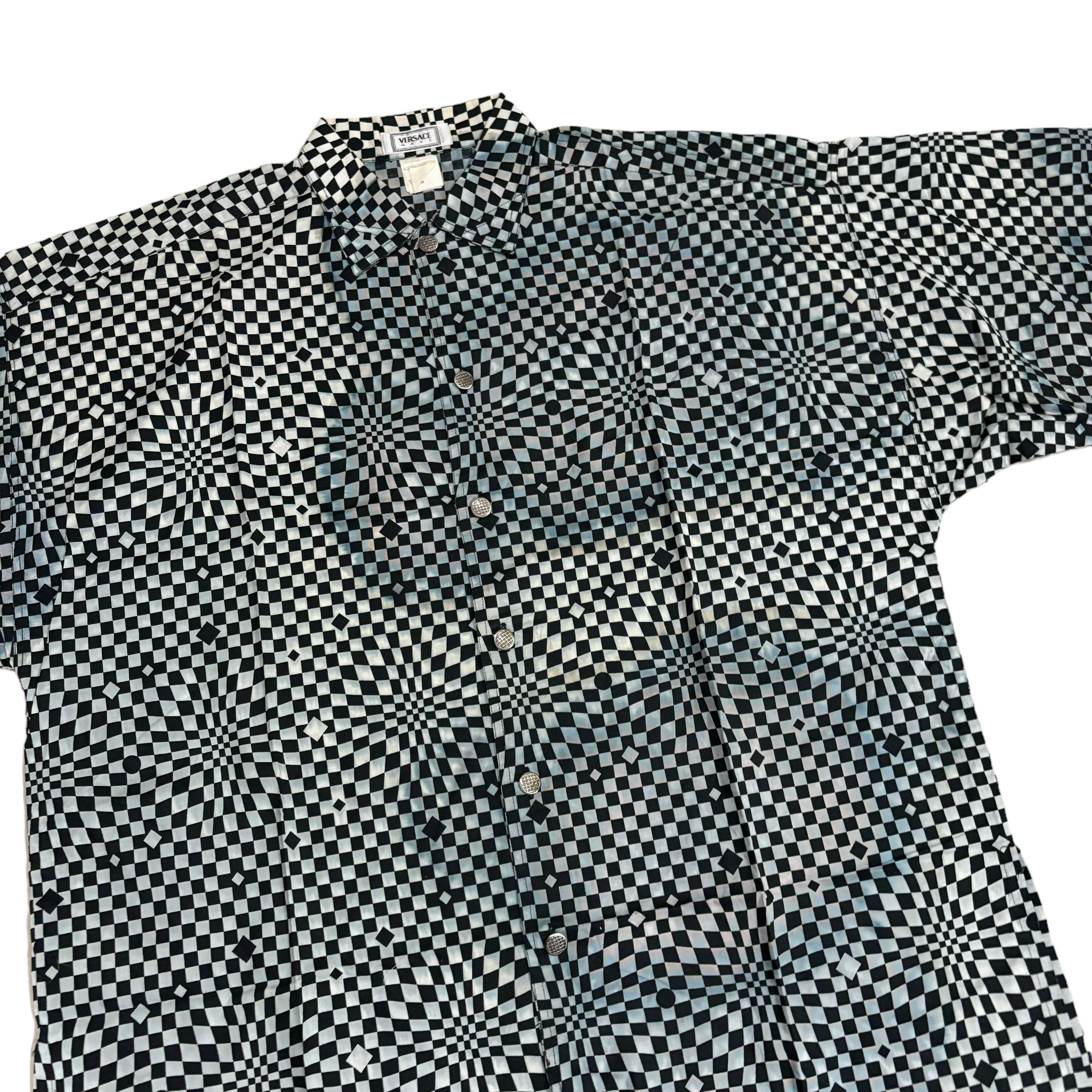 Versace Vintage Versace Mare Psychedelic Shirt Size US L / EU 52-54 / 3 - 3 Thumbnail