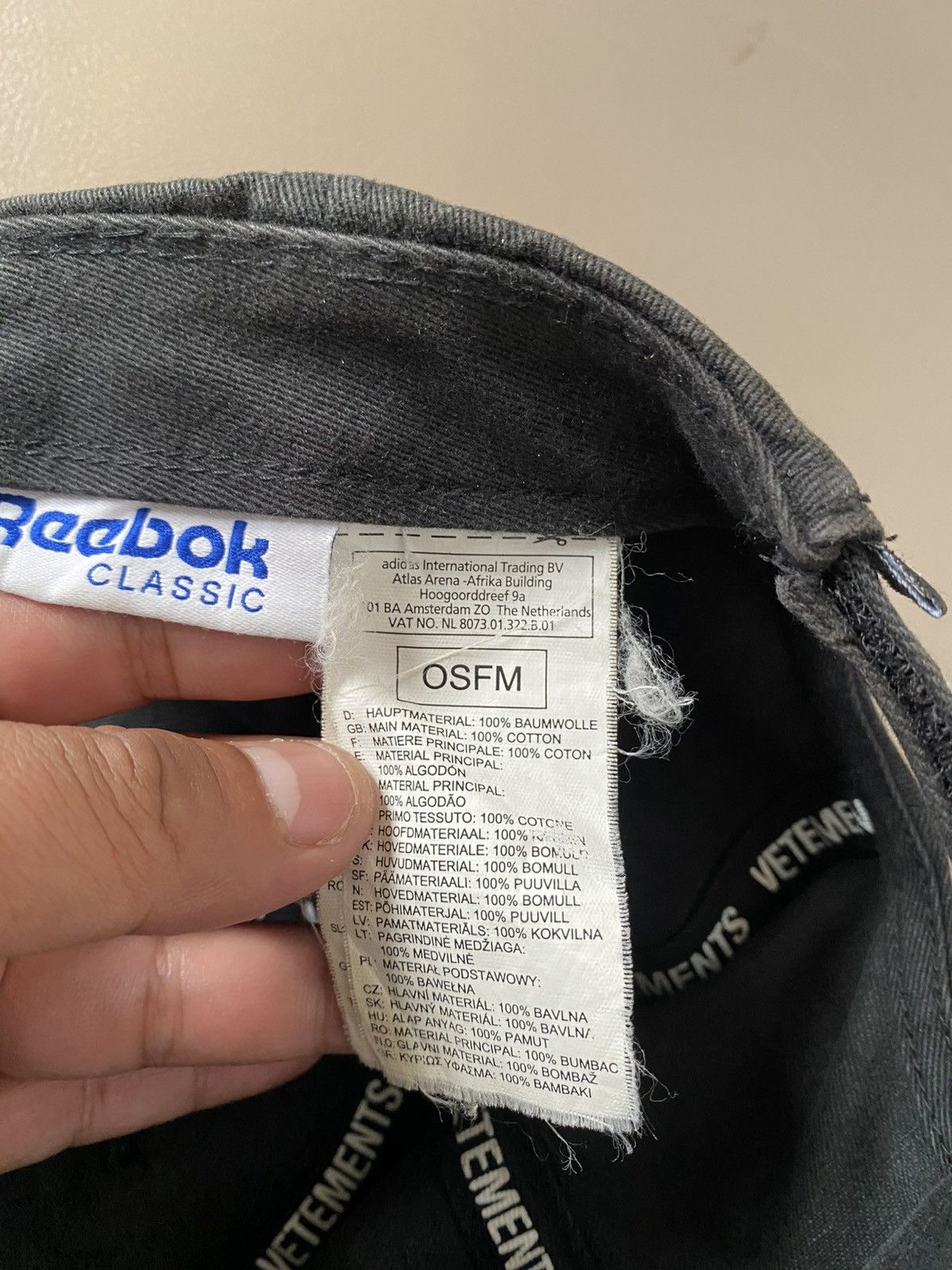 Reebok × Vetements Vetements x rebook securite cap Size ONE SIZE - 7 Thumbnail