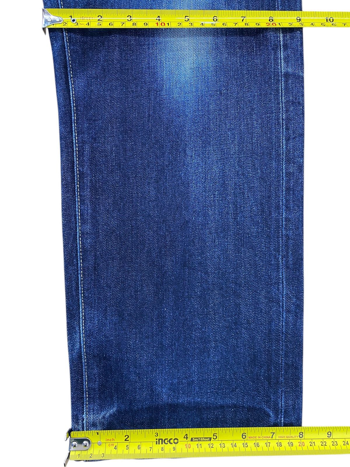 Uniqlo Uniqlo Whiskered Blue Wash Style Straight Leg Jeans Size US 34 / EU 50 - 9 Thumbnail