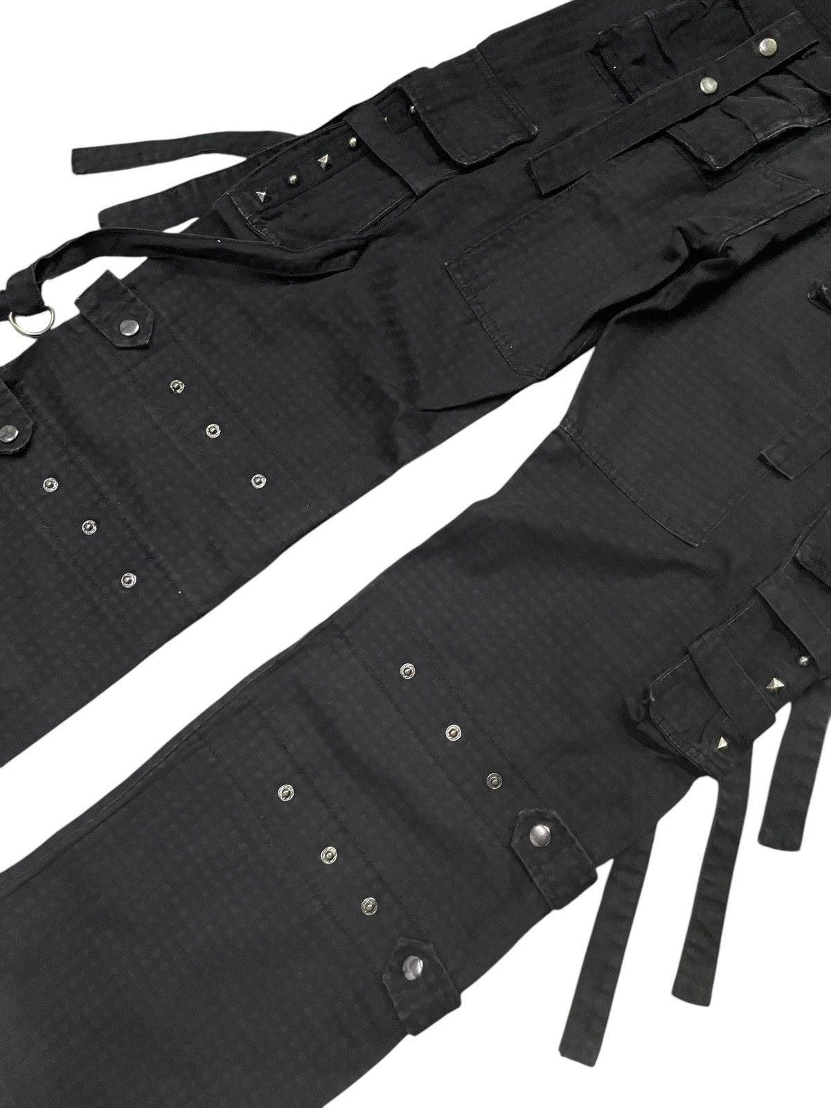 Hysteric Glamour × Japanese Brand × Tripp NYC Planet Five Japan Raver Studded Bondage Loose Jeans Size US 33 - 17 Thumbnail