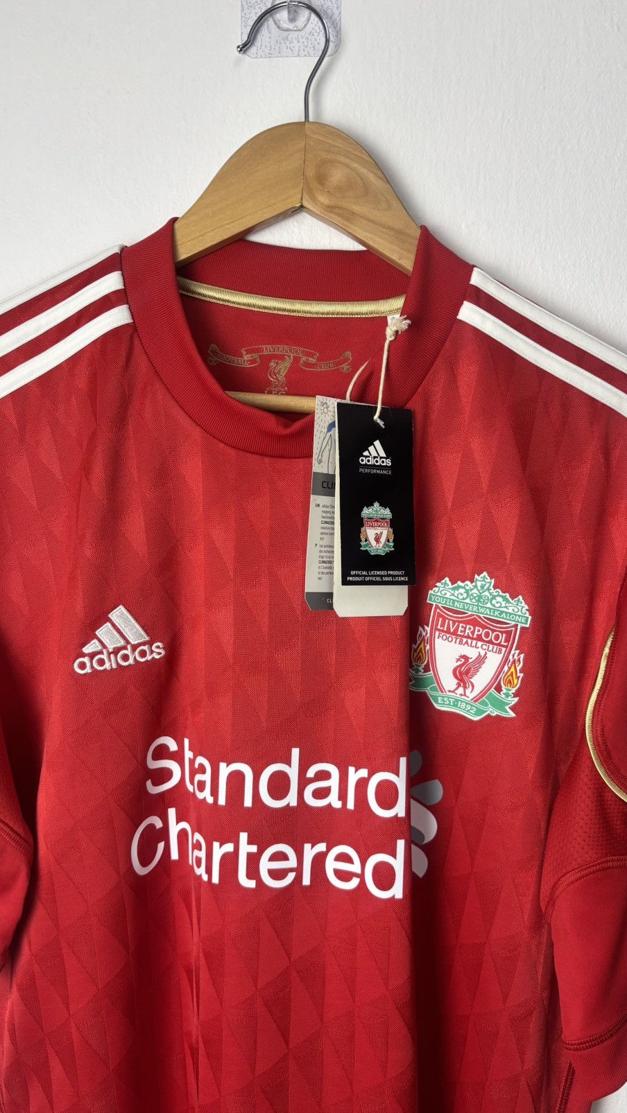 Adidas Liverpool 10/12 Home ( Gerrard ) Size US L / EU 52-54 / 3 - 2 Thumbnail
