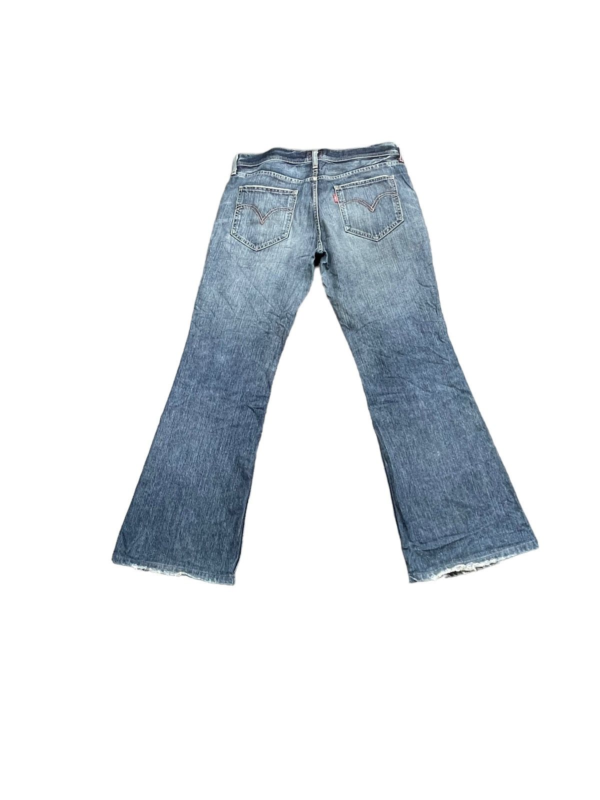 Levi's Vintage Flare Levis Redloop Faded & Distresed Denim Size 34" / US 12 / IT 48 - 8 Thumbnail