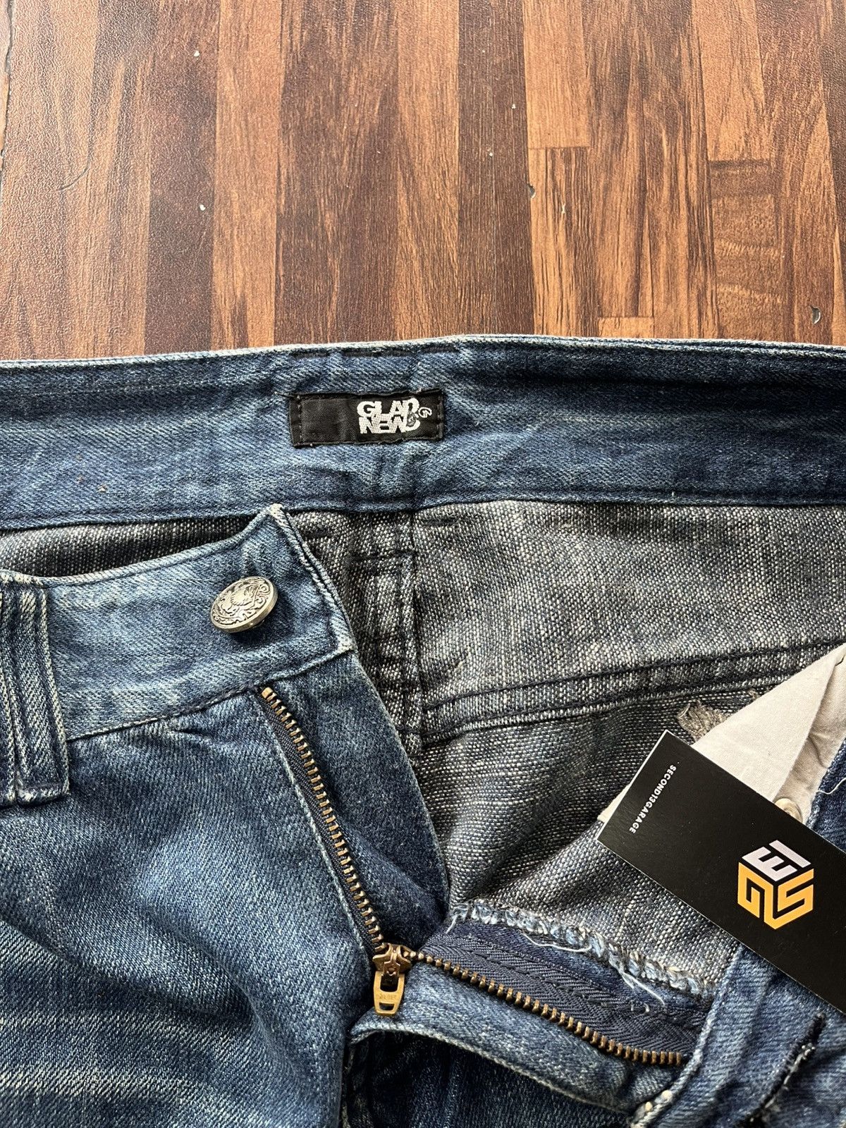Vintage Japanese y2k GladNews Cut Bray Jeans Size US 31 - 4 Thumbnail