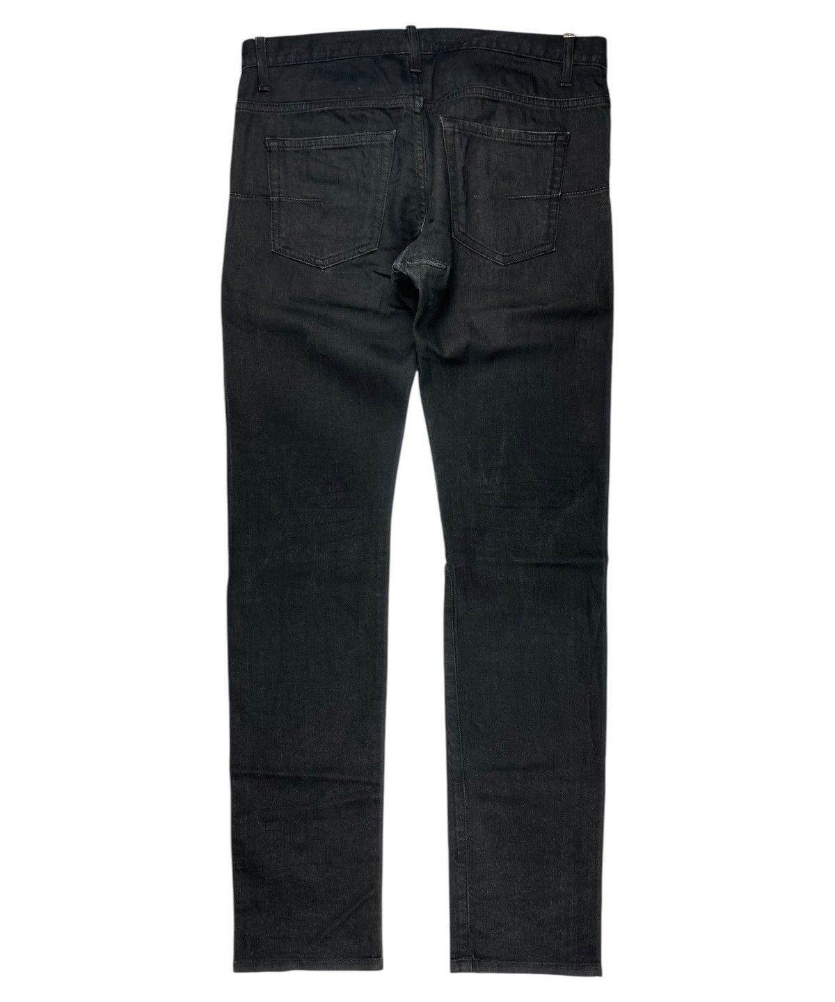Dior AW08 Dior Homme Waxed Coated Denim Black Size US 30 / EU 46 - 2 Thumbnail