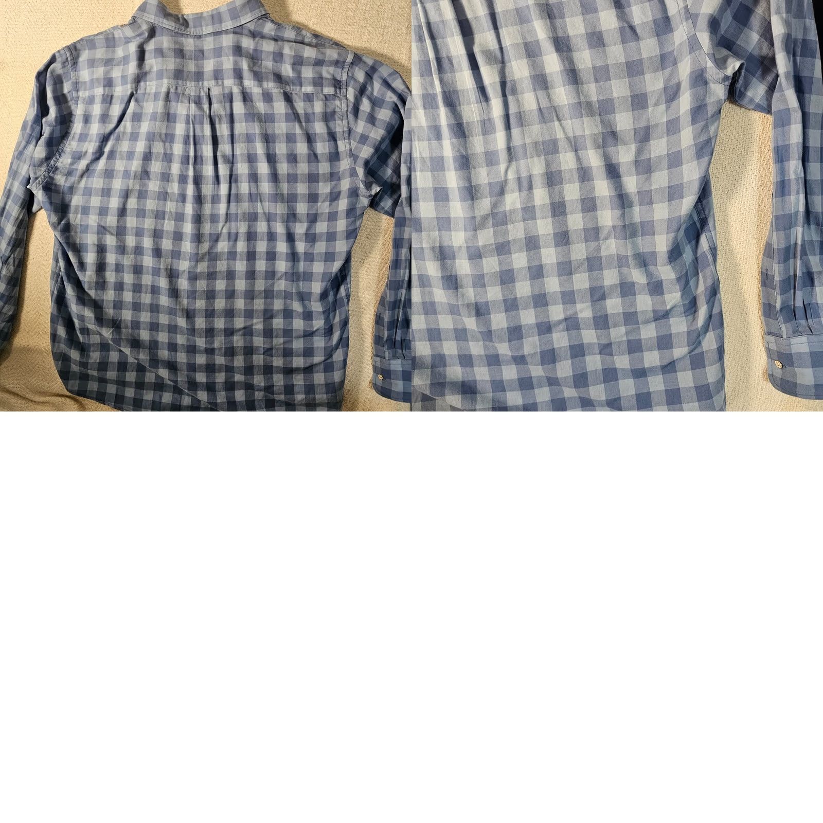 Peter Millar Peter Millar Shirt Button-Up XL Blue Check Mens Long Sleeve Casual Vintage No Size US XL / EU 56 / 4 - 8 Thumbnail