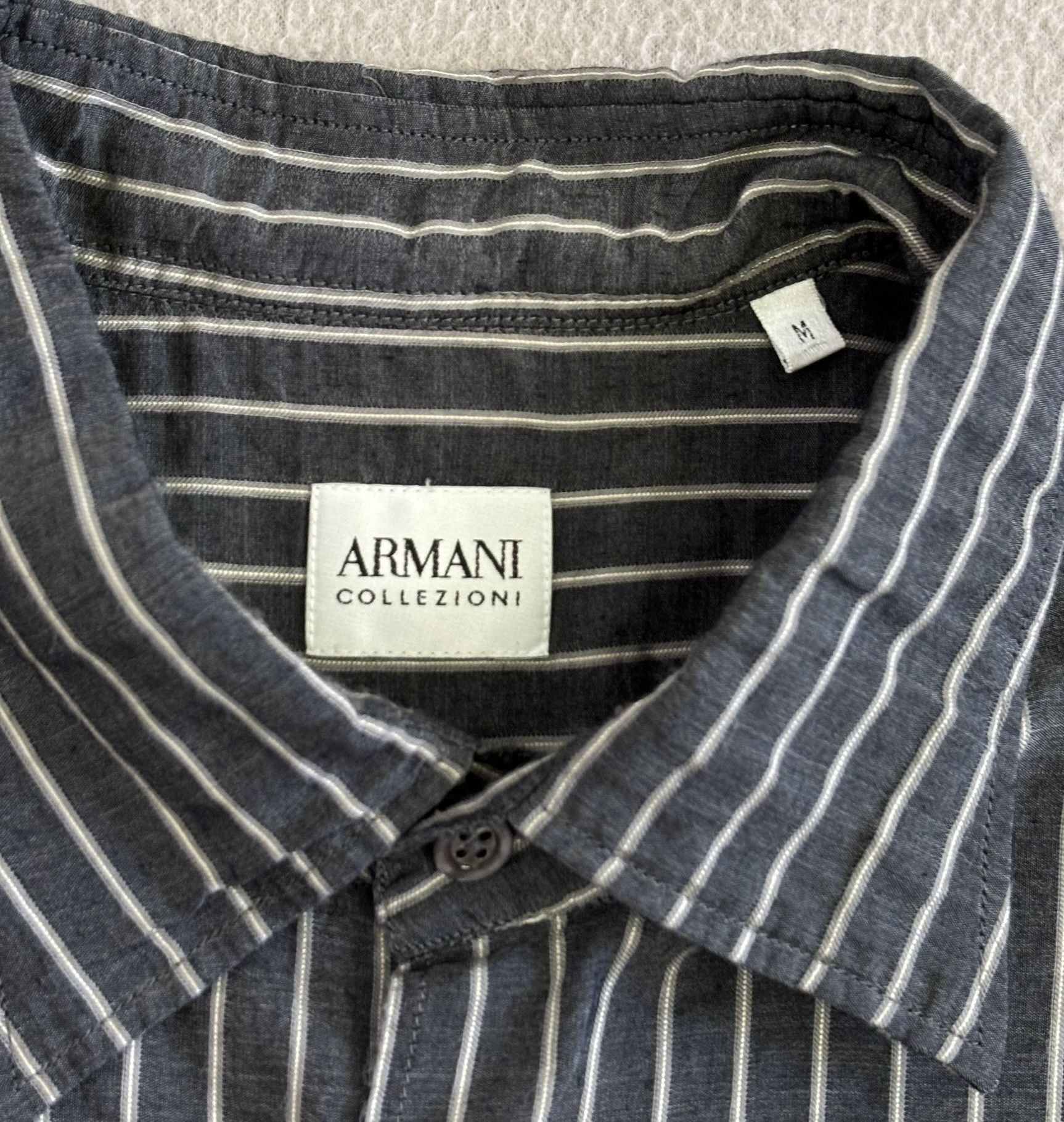 Armani Collezioni Armani Collezioni Black shirt Viscose, Silk Medium Size US M / EU 48-50 / 2 - 14 Thumbnail