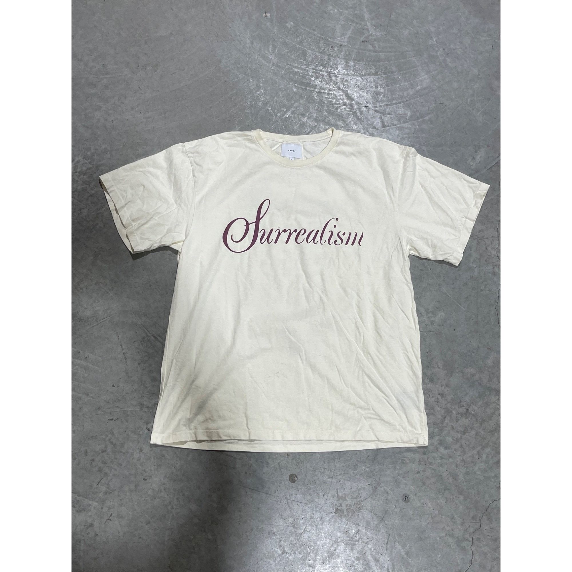 Rhude RHUDE SURREALISM CREAM TEE SZ LARGE Size US L / EU 52-54 / 3 - 3 Thumbnail