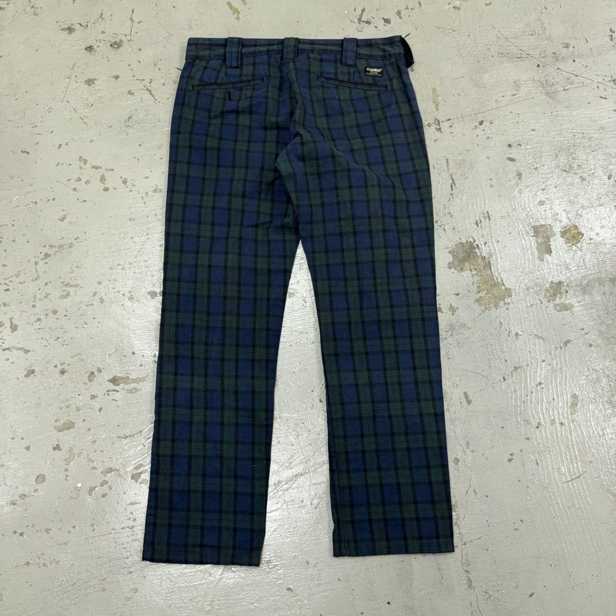 Oshkosh Vintage Oshkosh Tartan Plaid Trousers Riot Punk Size US 35 - 2 Thumbnail