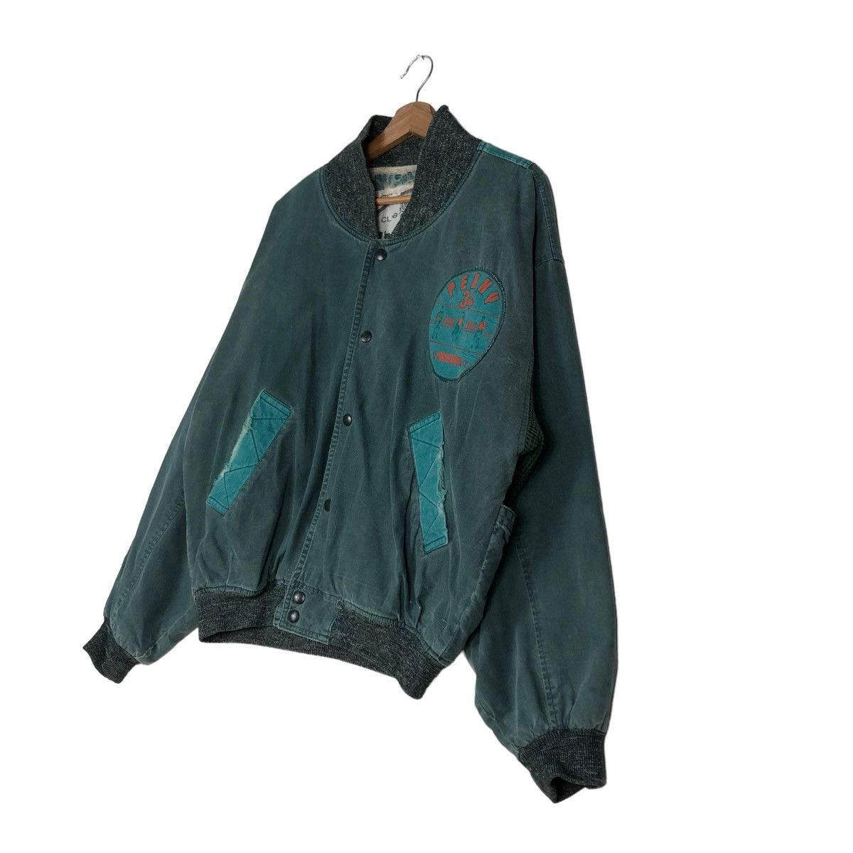 Japanese Brand 🔥Vintage Bomber Jacket Jumper King Jonathan Big Logo Size US M / EU 48-50 / 2 - 2 Thumbnail