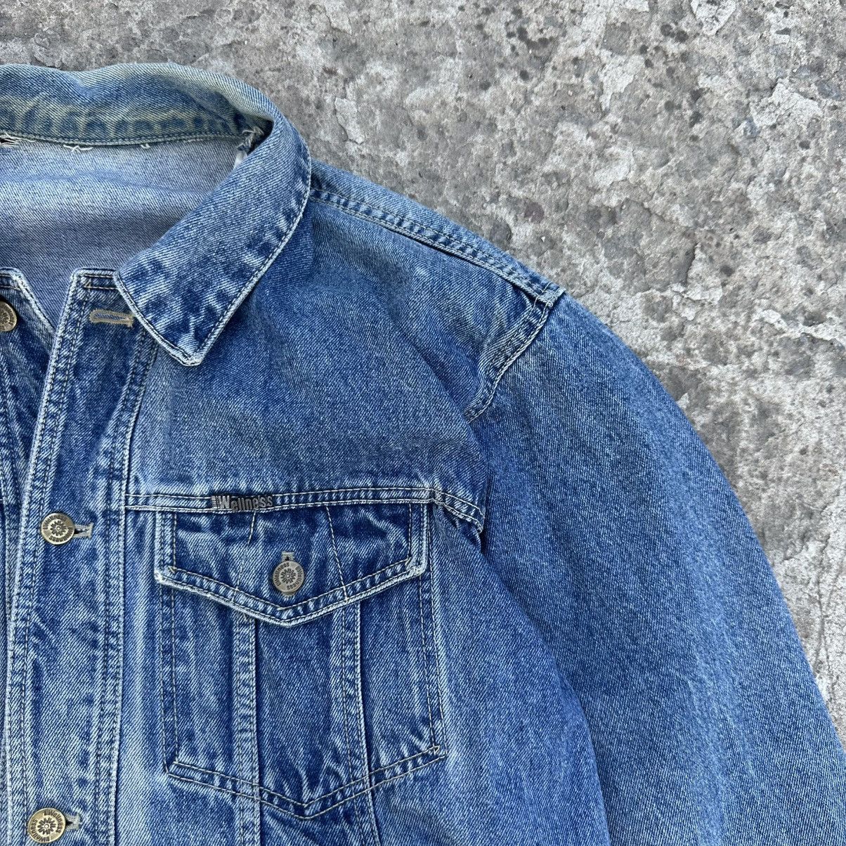 Wellensteyn Vintage Western Denim Jacket Wellness Y2K 80-90s Size US L / EU 52-54 / 3 - 7 Thumbnail