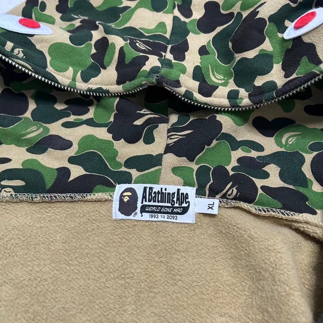 Bape BAPE CAMO SHARK FULL ZIP HOODIE Size US XL / EU 56 / 4 - 7 Thumbnail