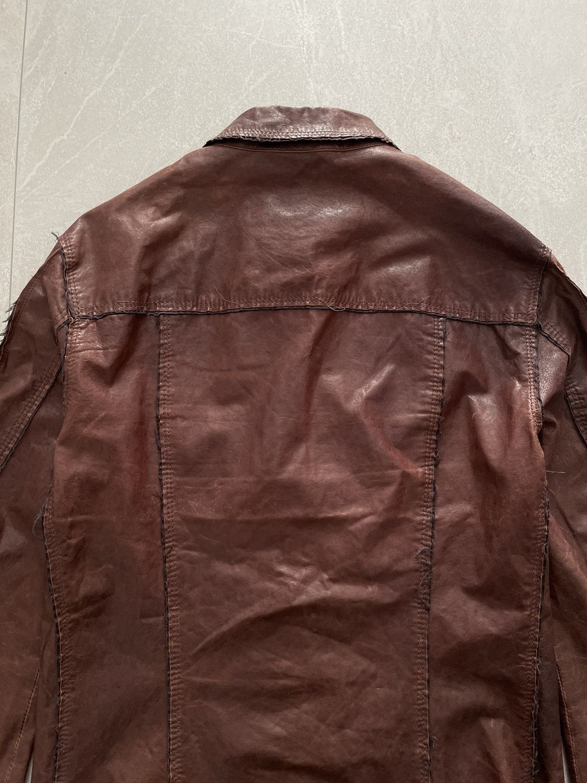 Dolce & Gabbana Dolce & Gabbana Leather Shirt Size M / US 6-8 / IT 42-44 - 5 Thumbnail