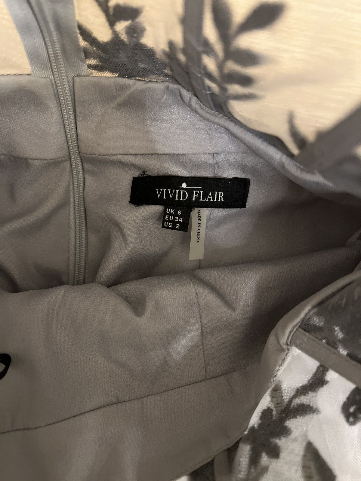 Japanese Brand × Vintage Vivid flair grey dress Size XS / US 0-2 / IT 36-38 - 5 Thumbnail