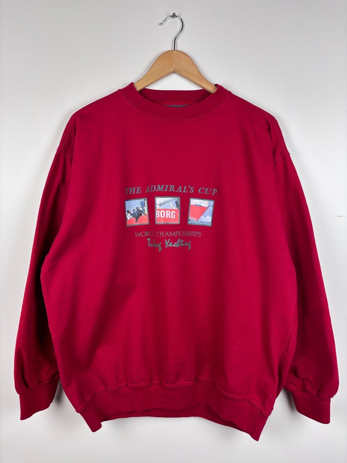 Other Vintage 90s Tuborg Yachting Admirals Cup Sweatshirt XL Size US XL / EU 56 / 4 - 1 Thumbnail
