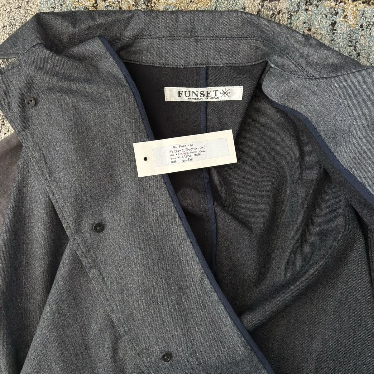 Kapital Funset of Art Reconstructed Patchwork Mac coat Kountry boro Size US M / EU 48-50 / 2 - 3 Thumbnail