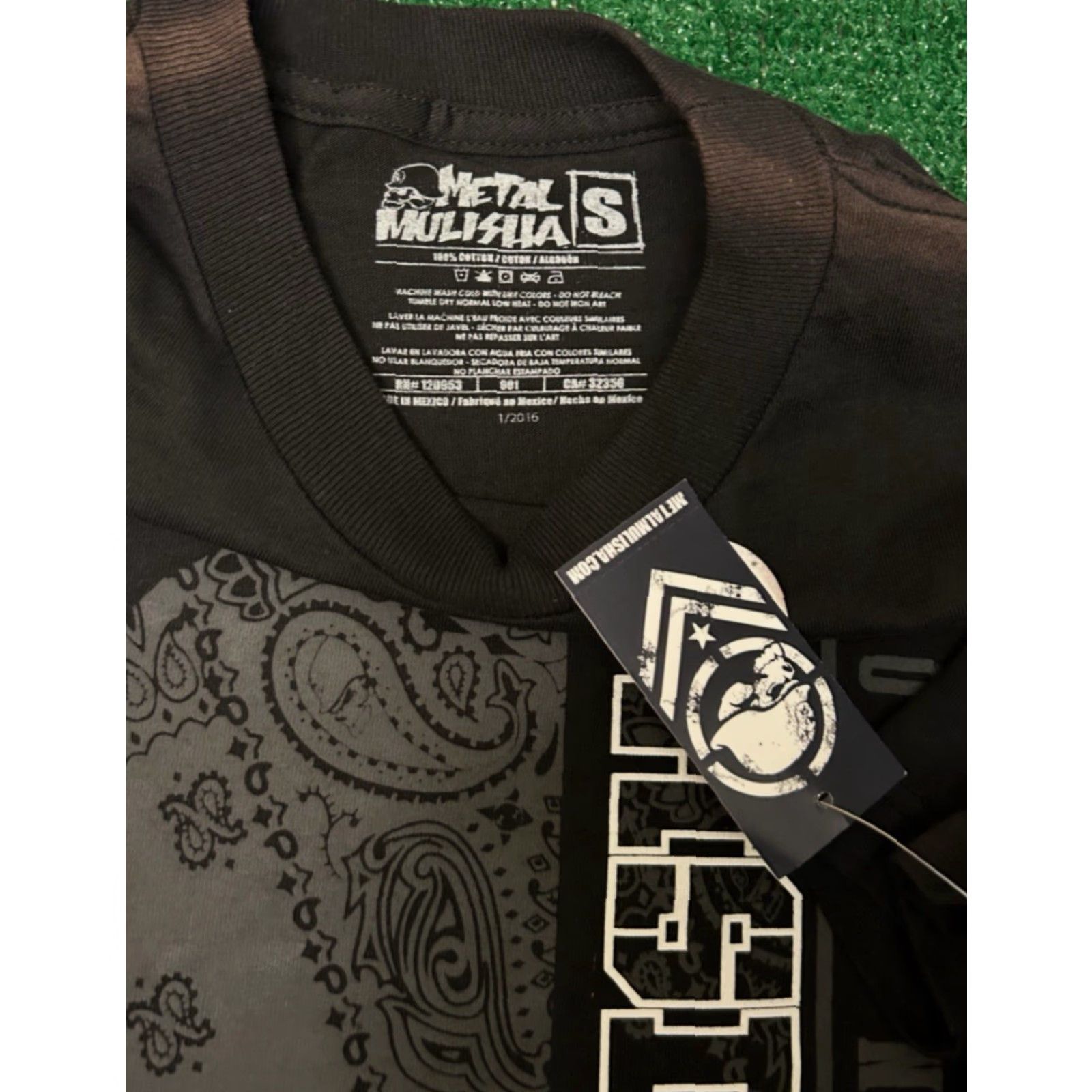 Metal Mulisha VINTAGE Metal Mulisha Skull Helmet Moto VTG Shirt Mens Small W Tags Size US S / EU 44-46 / 1 - 2 Thumbnail
