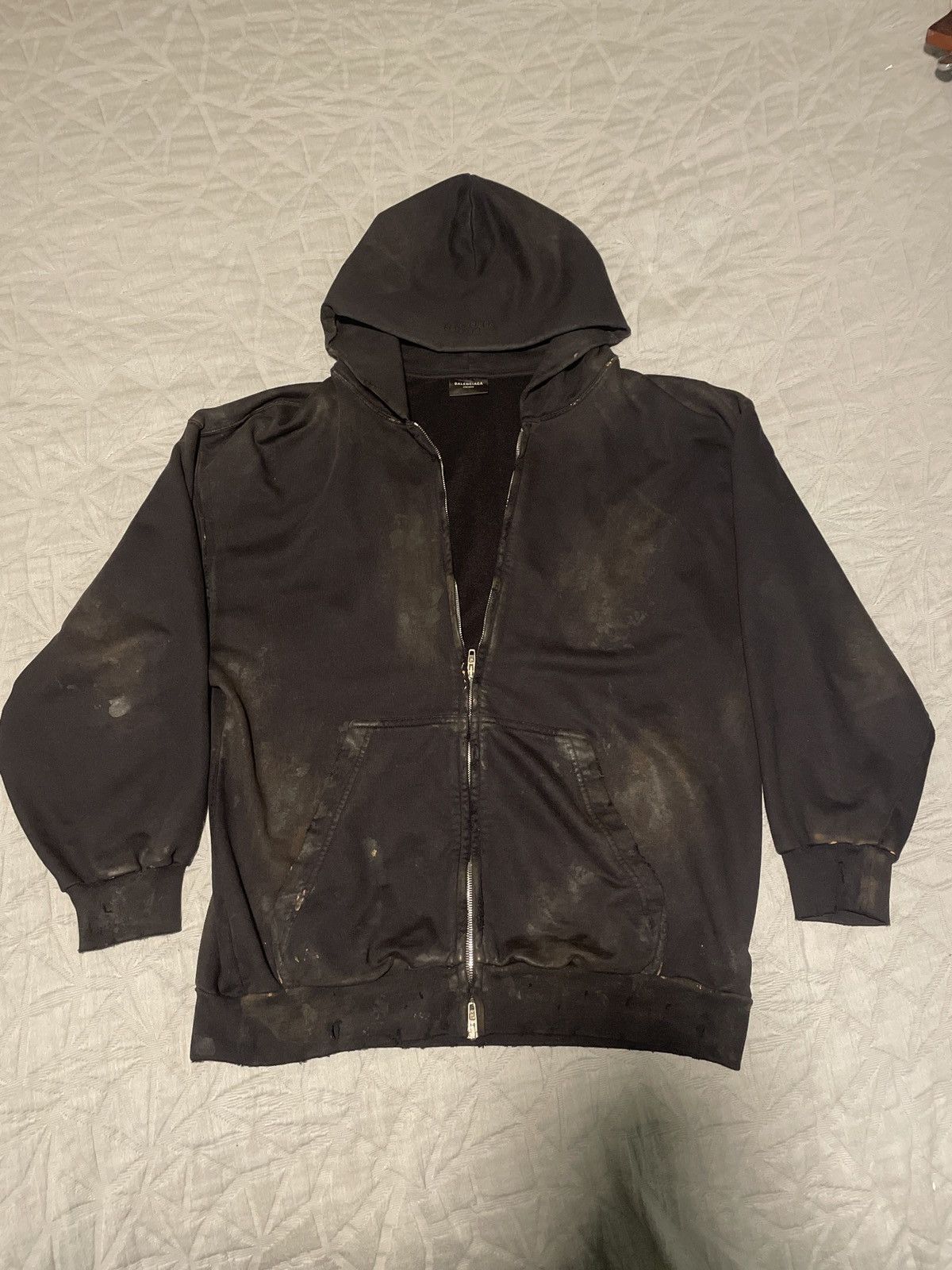 Balenciaga Balenciaga Mudshow Hoodie Size US S / EU 44-46 / 1 - 2 Thumbnail