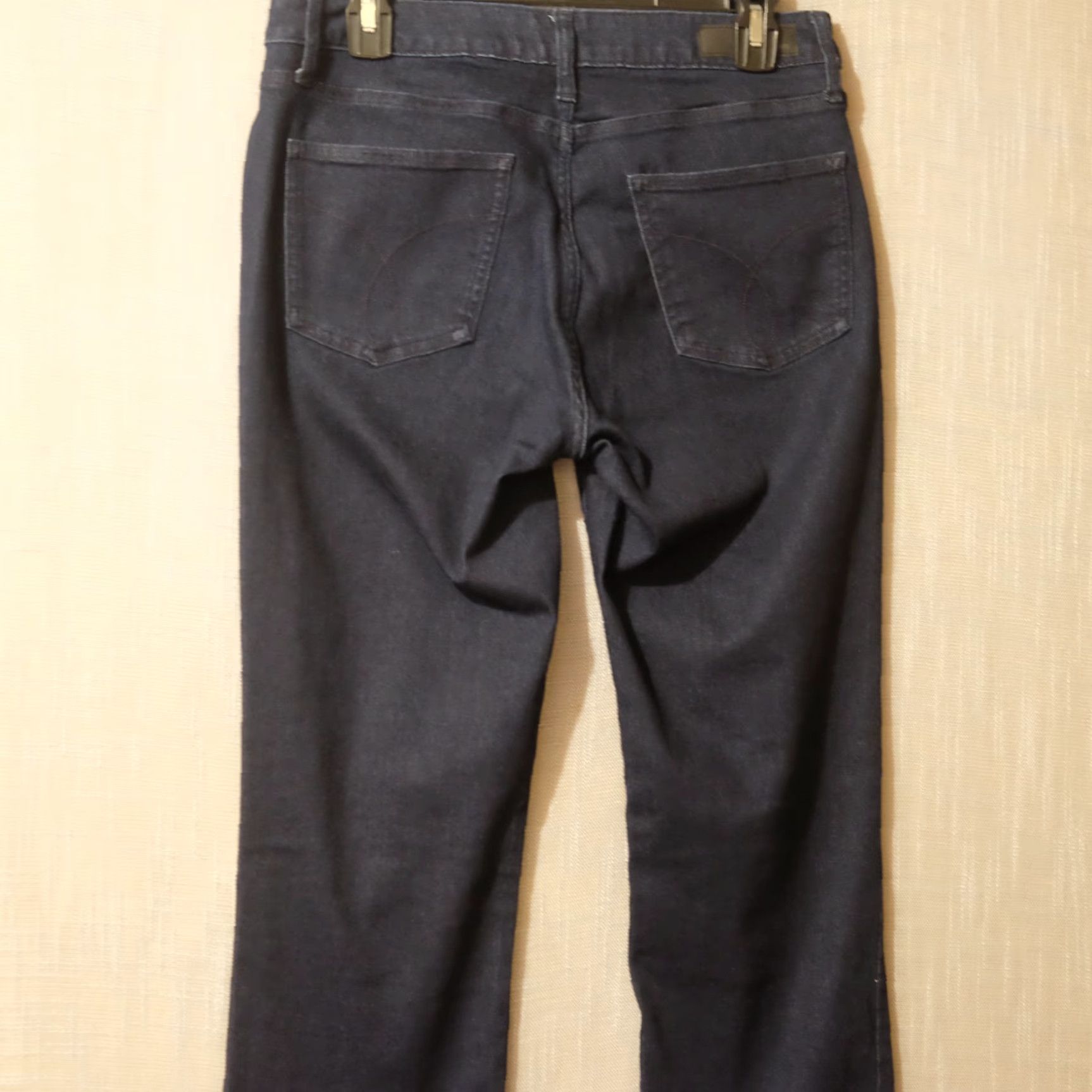 Calvin Klein VINTAGE Calvin Klein Jeans Ultimate Skinny Dark Wash Womens 10 Regular 33 in Blue Denim Jeans Size 32" / US 10 / IT 46 - 6 Thumbnail