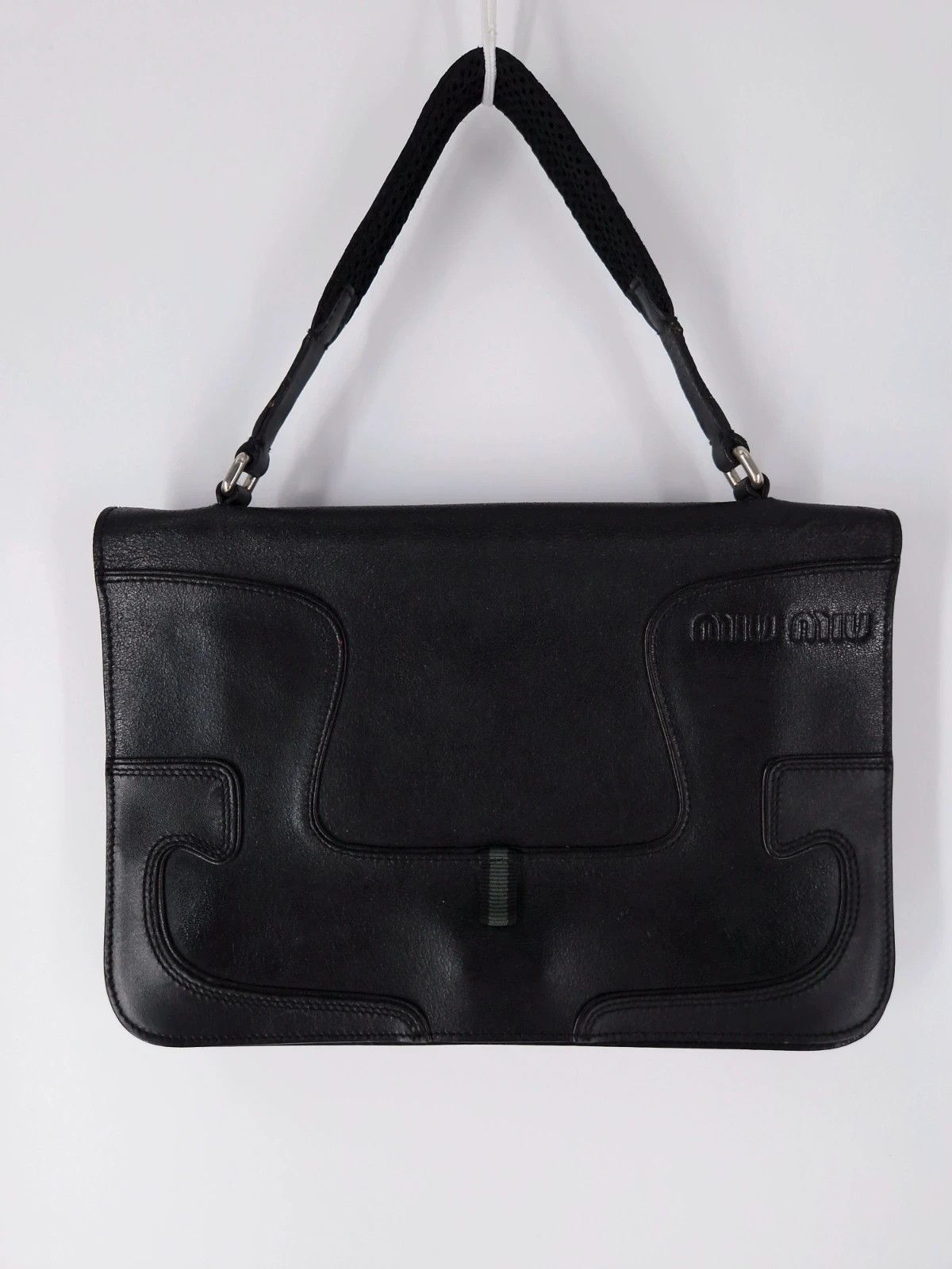 FW1999 MIU MIU LEATHER HAND BAG