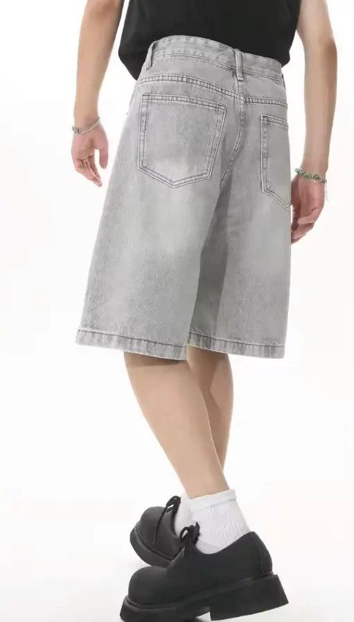 Jean Higuchi x Koike Washed Y2k Shorts jeans Denim Size US 32 / EU 48 - 3 Thumbnail