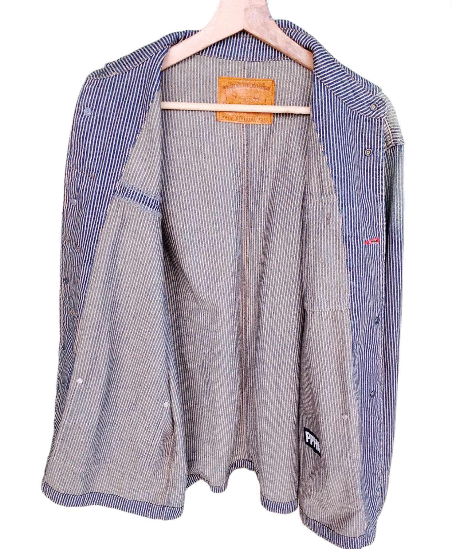 PPFM Vintage PPFM Hickory Stripes Worker Jacket Size US M / EU 48-50 / 2 - 18 Thumbnail
