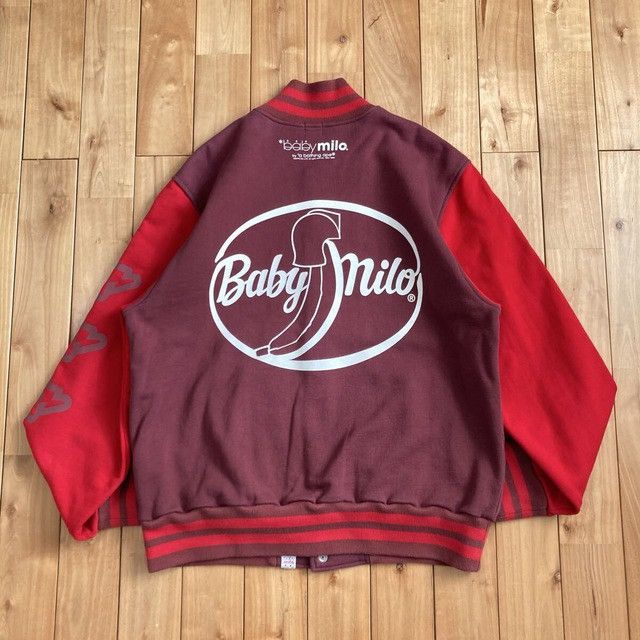 Bape BAPE STA Milo Logo Sweat Varsity Jacket a bathing ape NIGO Size US M / EU 48-50 / 2 - 2 Thumbnail