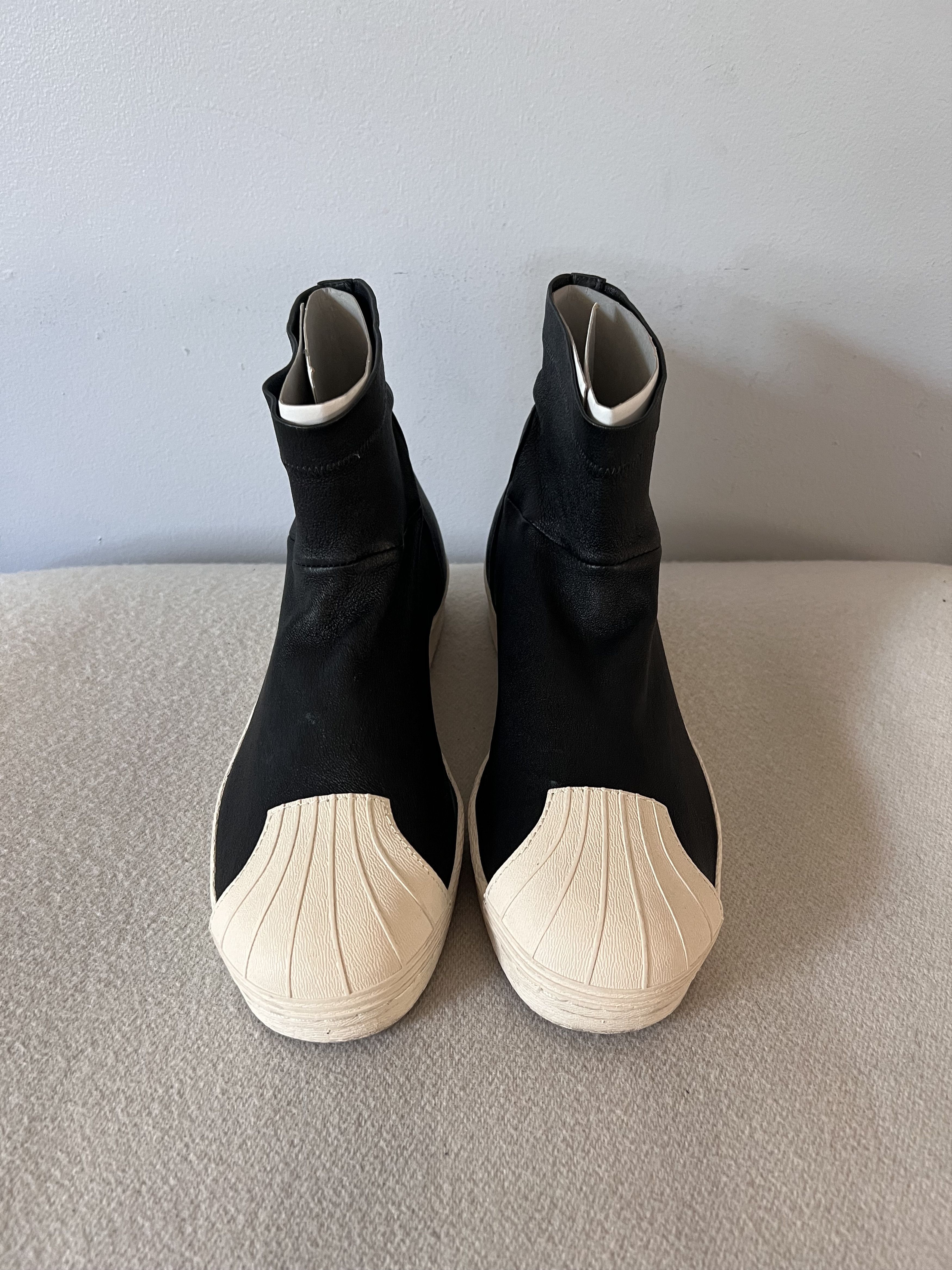 Adidas × Rick Owens Rick Owens Adidas RO Superstar Ankle Boots in Black Size US 7.5 / EU 40-41 - 4 Thumbnail
