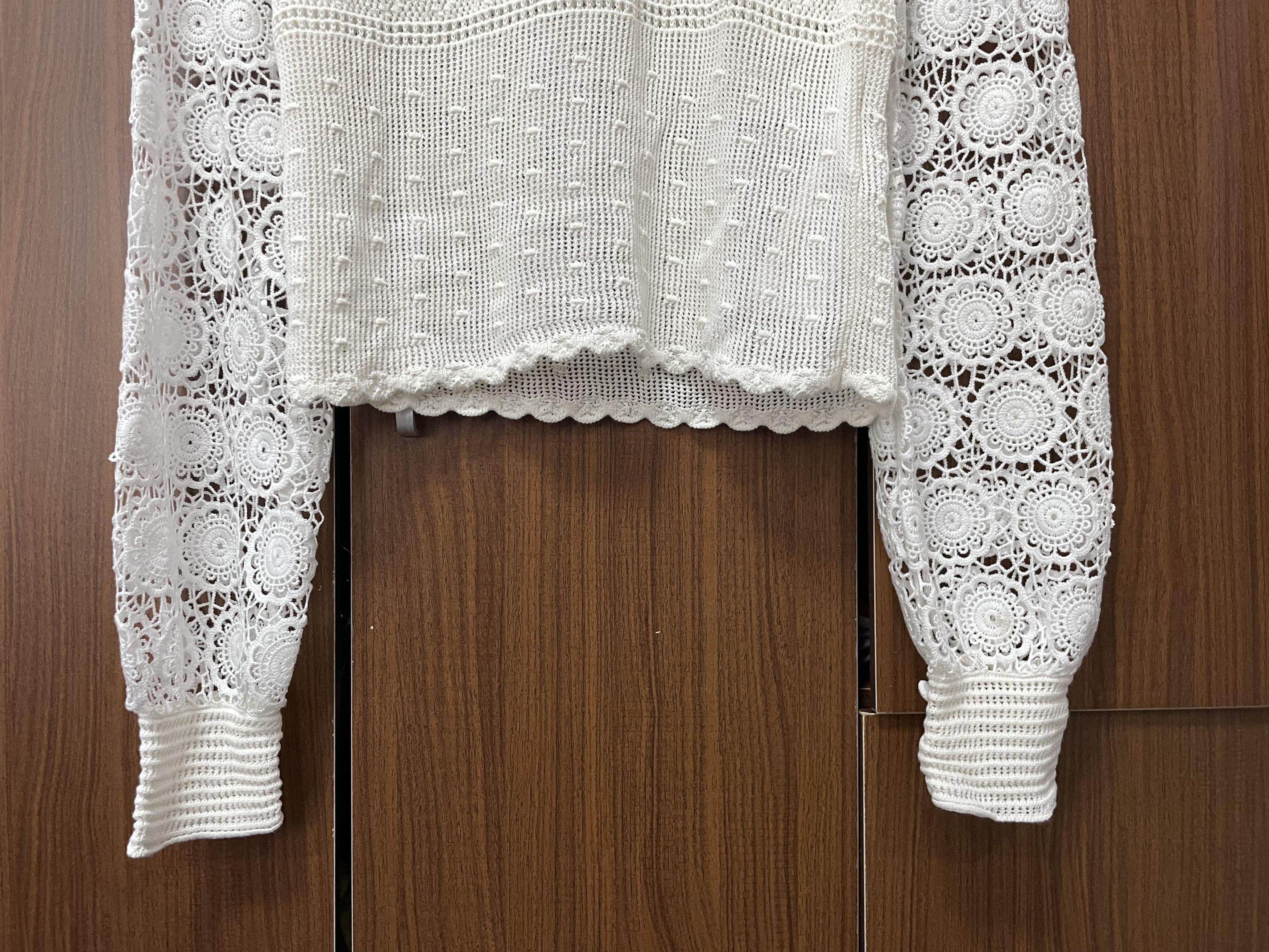 Dior Christian Dior - Knit Sweater - Crochet Size S / US 4 / IT 40 - 3 Thumbnail