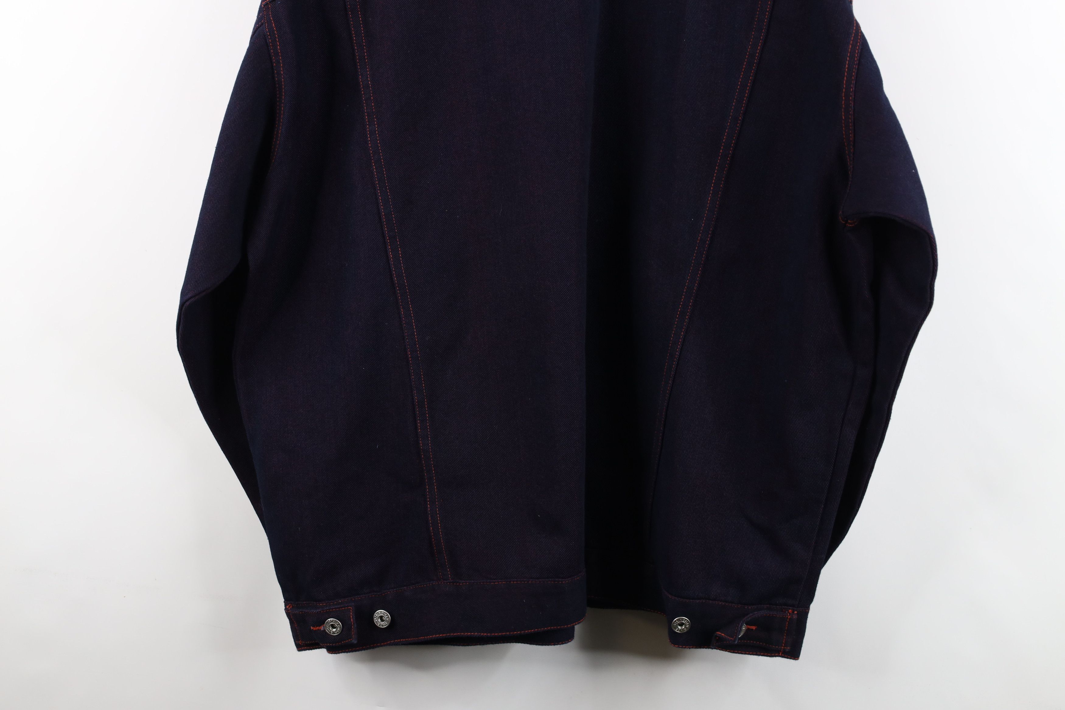 Vintage Vintage 90s Y2K Streetwear Denim Jean Trucker Jacket Indigo Size US XXL / EU 58 / 5 - 14 Thumbnail