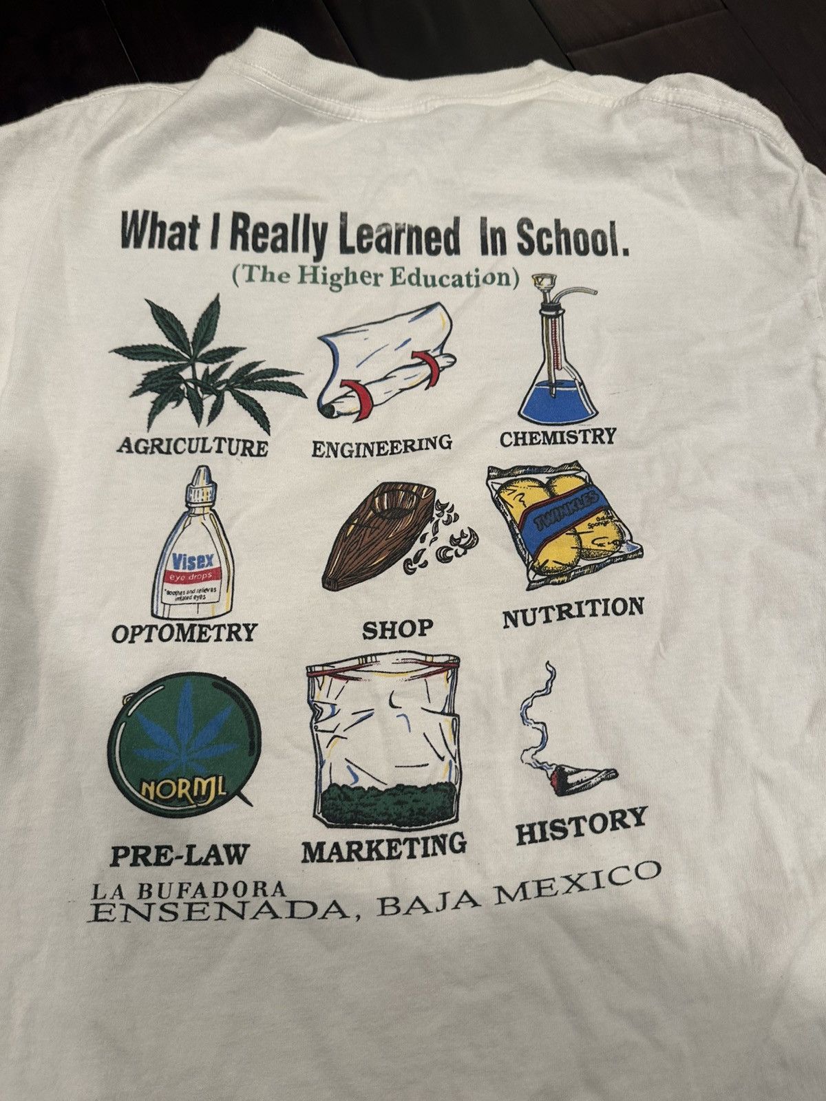 Mexicana × Vintage Vintage Baja, Mexico what I really learned shirt Size US L / EU 52-54 / 3 - 2 Thumbnail