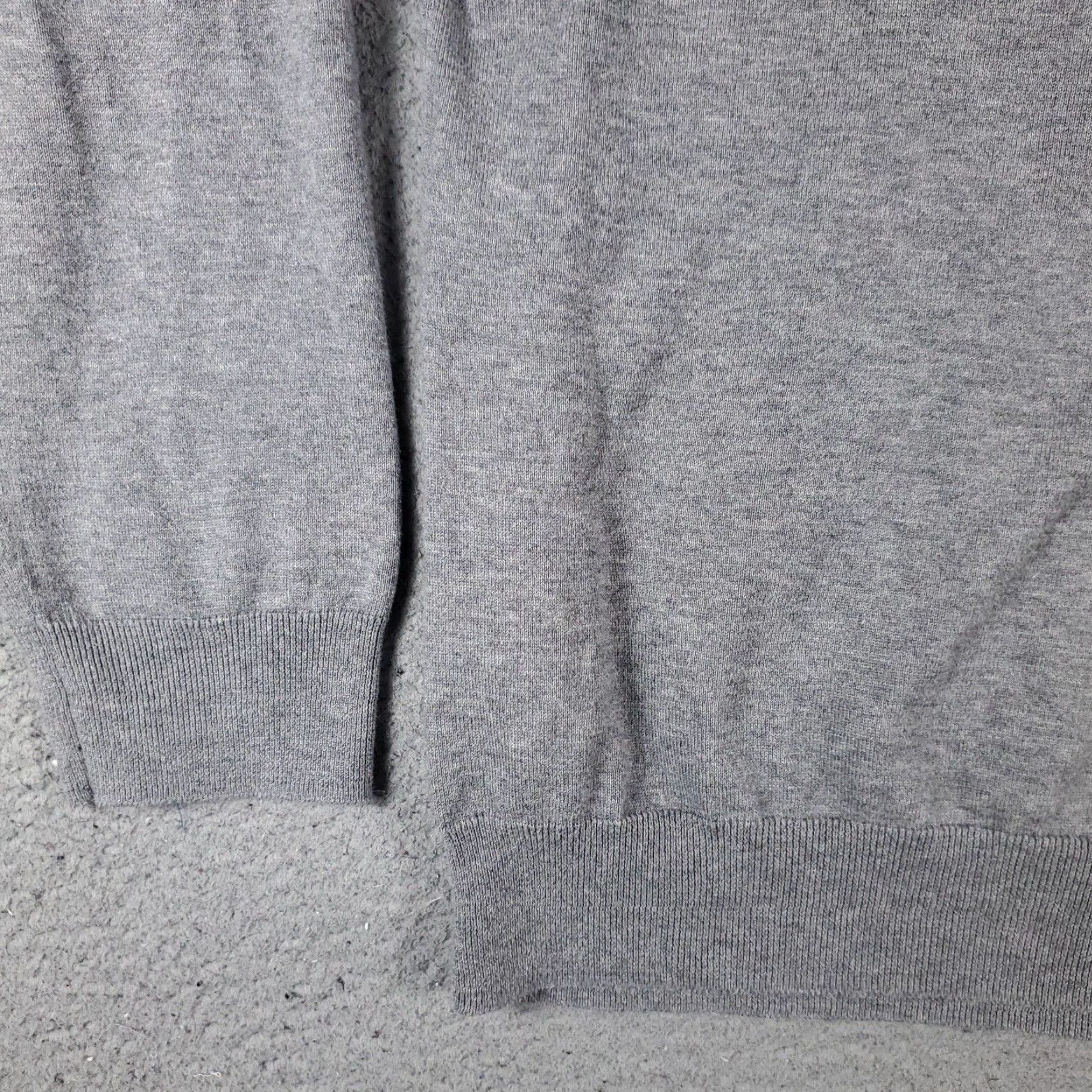 Brooks Brothers Brooks Brothers Mens Extra Large XL Gray 1/4 Zip Pullover Sweater Size US XL / EU 56 / 4 - 3 Thumbnail