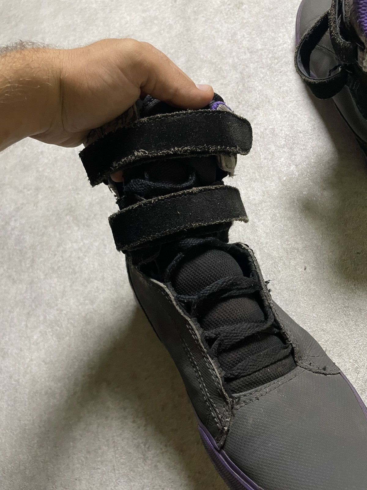 Supra OG Supra Tk Skytop Black Purple grailedcore High Top Size US 7 / EU 40 - 3 Thumbnail