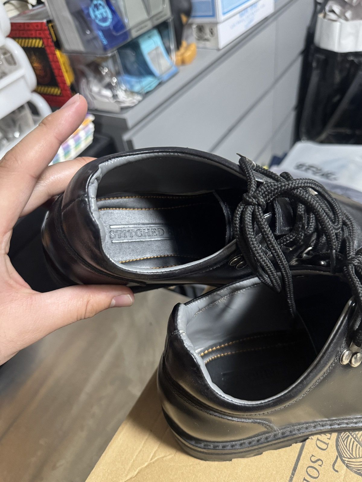 Other DS Stitched Sole Lug Sole Mountain Hiking Derby Size 11.5 Size US 11.5 / EU 44-45 - 5 Thumbnail