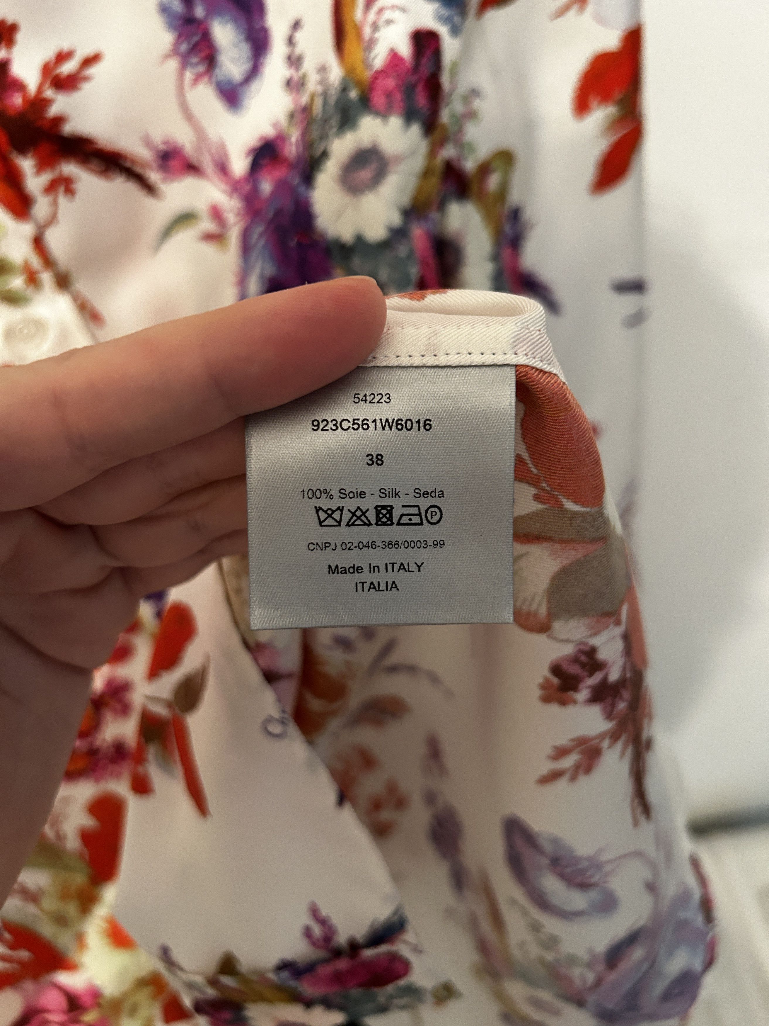 Dior SS19 Floral Kaws Shirt Size US S / EU 44-46 / 1 - 4 Thumbnail