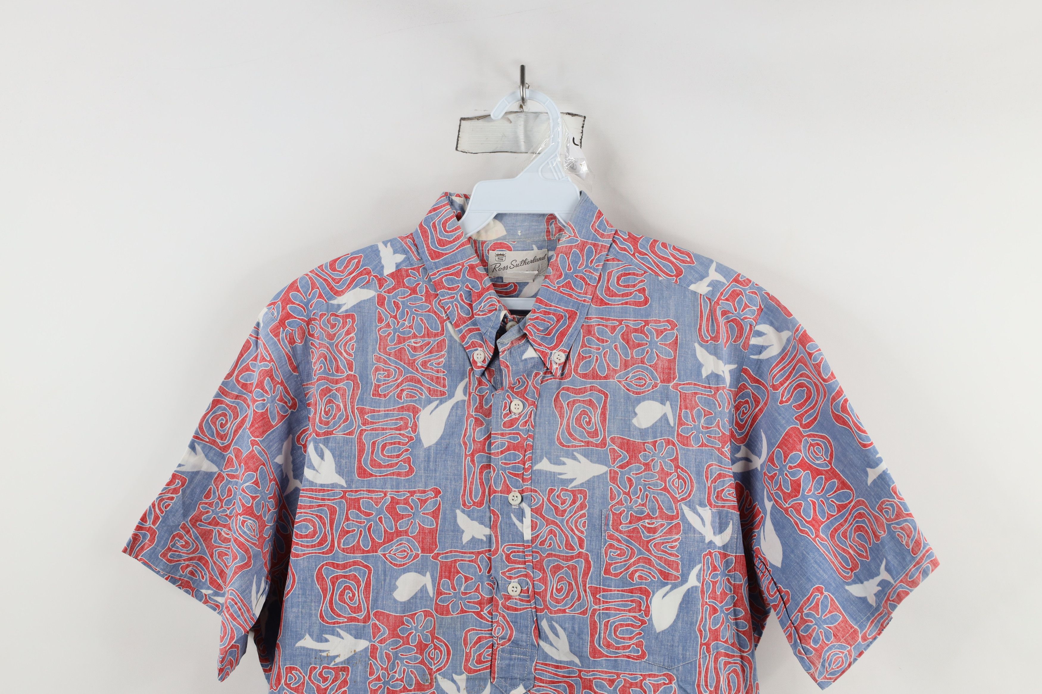 Vintage Vintage 70s Streetwear Shark Bird Button Down Polo USA Size US M / EU 48-50 / 2 - 2 Thumbnail