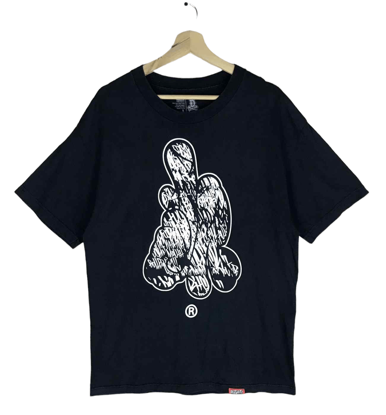 image of Dissizit! Los Angeles Tees in Black, Men's (Size Large)
