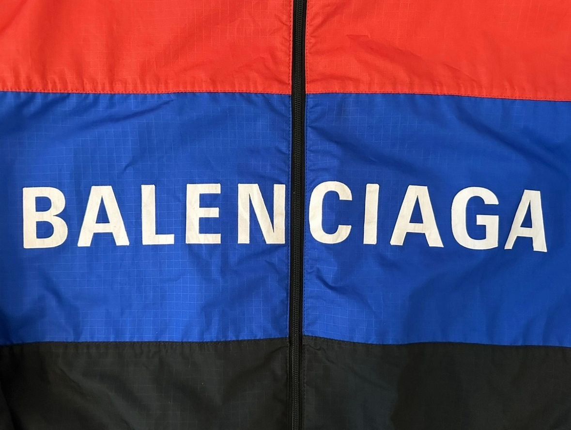 Balenciaga Balenciaga Tricolor Logo Track Jacket - Oversized Fit Size US S / EU 44-46 / 1 - 2 Thumbnail