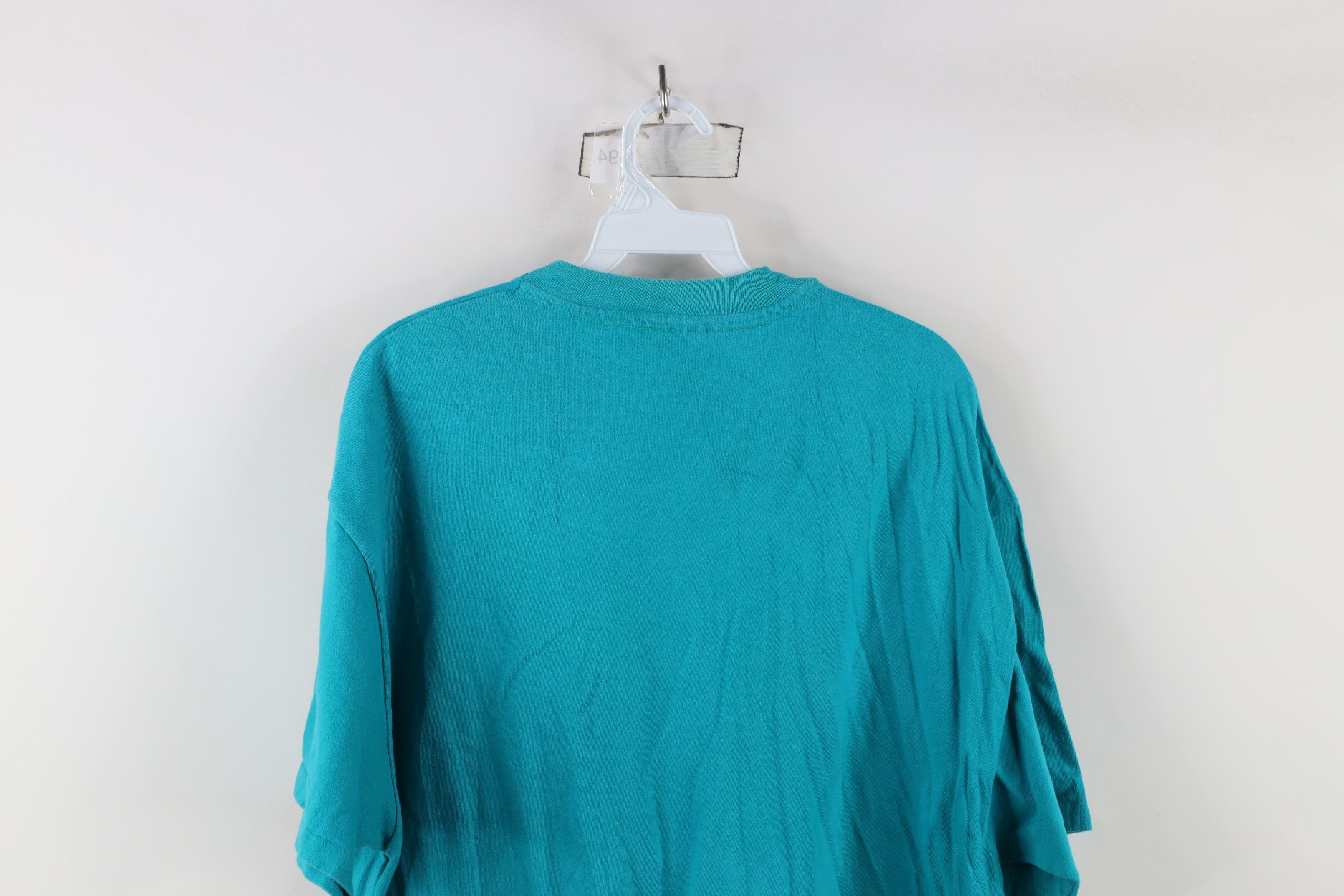 Vintage Vintage 90s Streetwear Day Ocean Whale Fish T-Shirt Teal USA Size US XL / EU 56 / 4 - 12 Thumbnail
