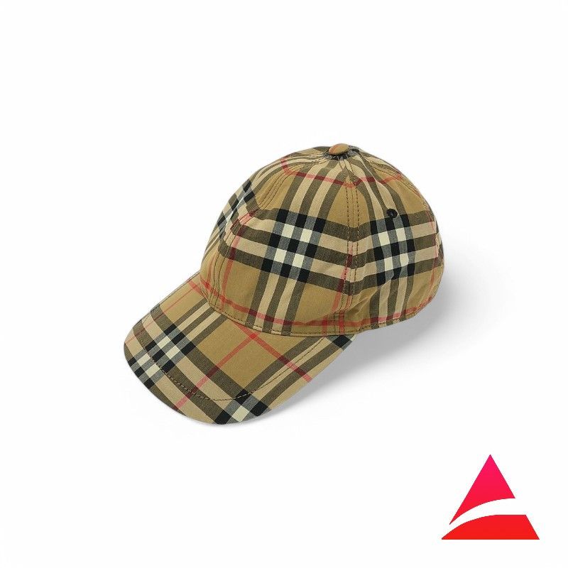 Burberry Burberry - M Nova Check Baseball Cap Brown Vintage Size ONE SIZE - 1 Thumbnail