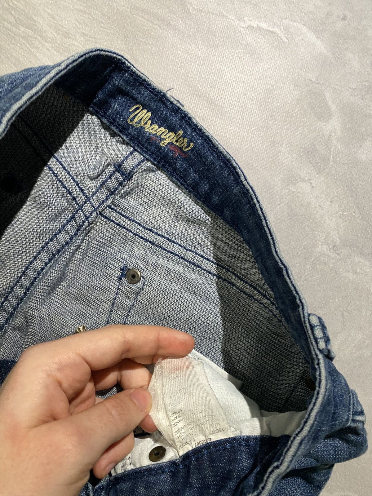 Wrangler Japnese Archive Flared Rare Jean / Washed / Y2K Drip Size US 30 / EU 46 - 7 Thumbnail