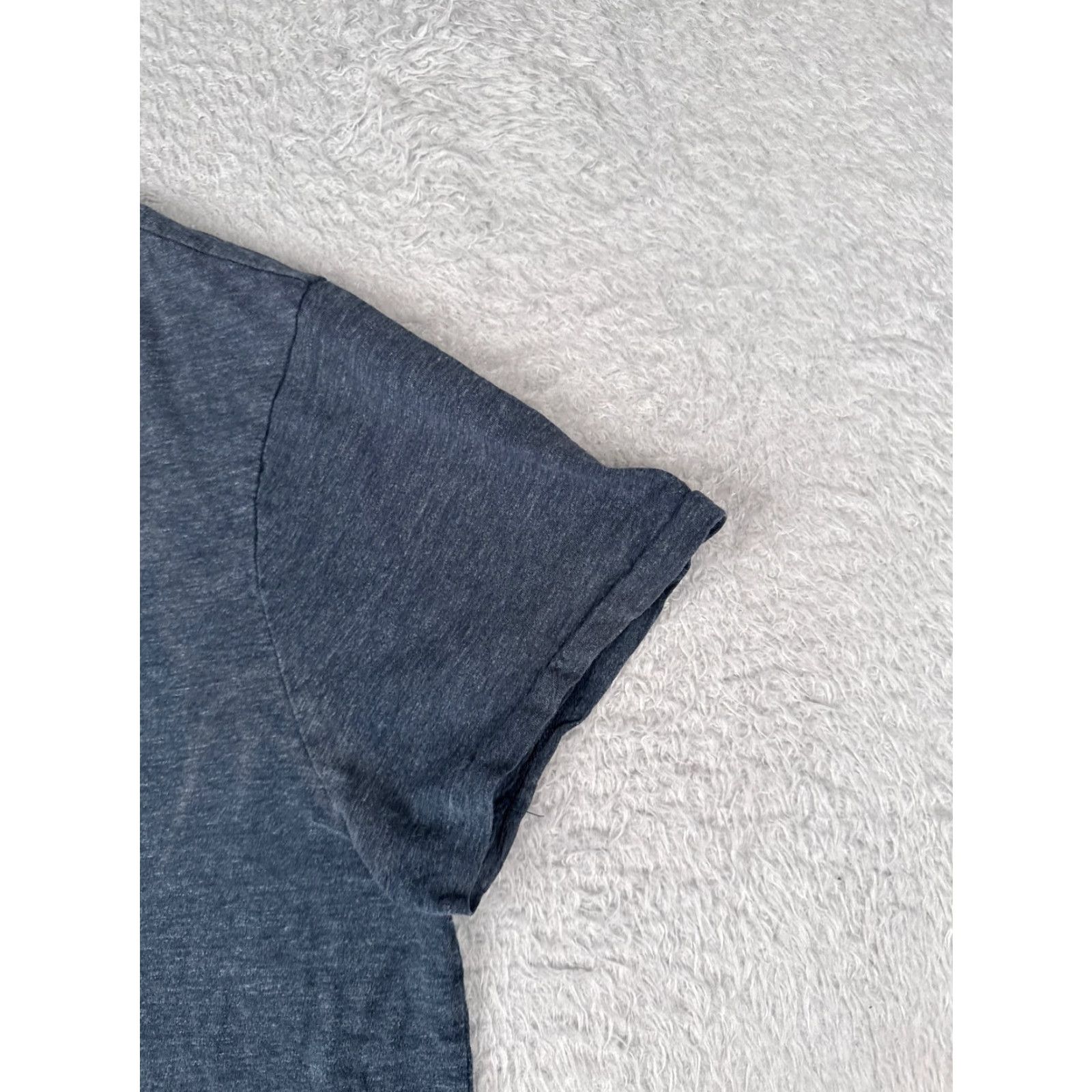 Ralph Lauren VINTAGE Ralph Lauren Shirt Adult XL Blue Crew Neck Cotton Jersey Slim Fit Embroidered Logo 90s Mens Size US XL / EU 56 / 4 - 2 Thumbnail