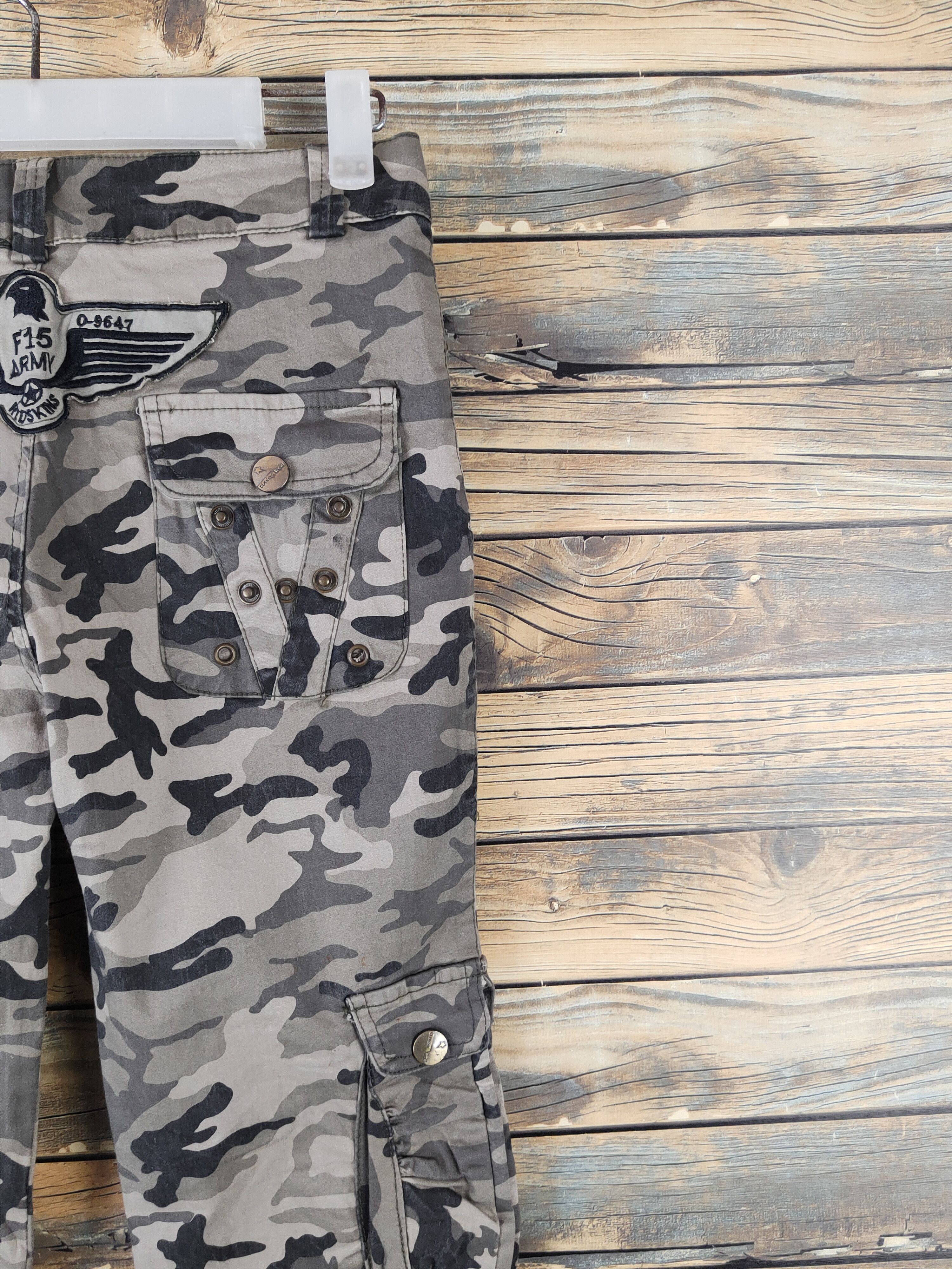 Japanese Brand DLL Japanese Brand Camouflage Multipocket Cargo Pants #234 Size 26" / US 2 / IT 38 - 11 Thumbnail