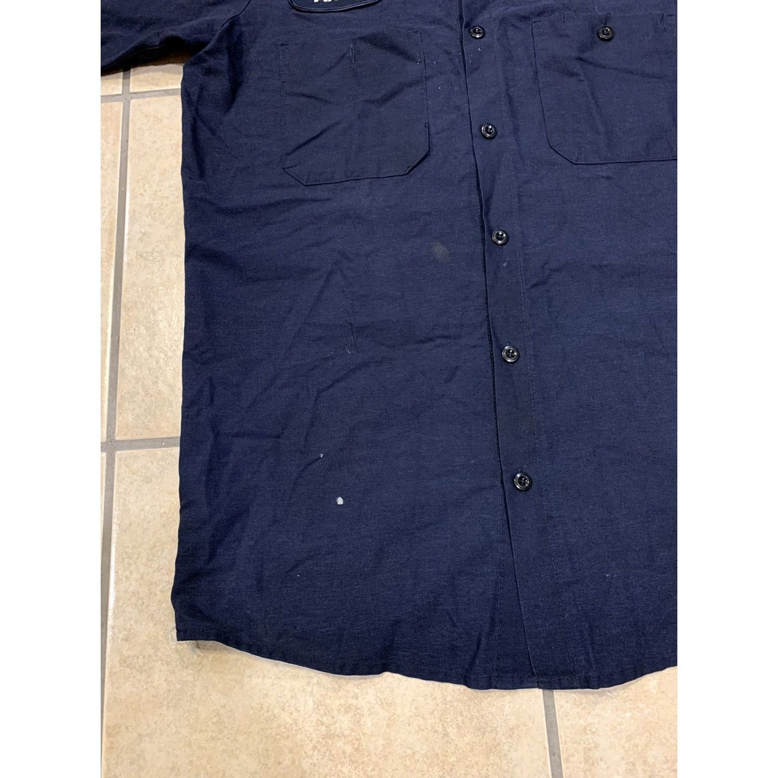 Harley Davidson VINTAGE not applicable; Original title to be used: Men's Small UniFirst Navy Harley Davidson Motorcycles Mechanic Work Shirt Size US S / EU 44-46 / 1 - 4 Thumbnail